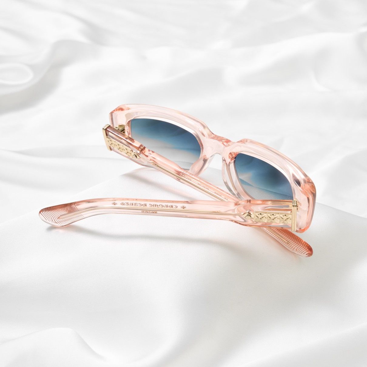 Chrome Hearts CHROME HEARTS ZELDA PINK CRYSTAL SUNGLASSES Size ONE SIZE - 7 Thumbnail