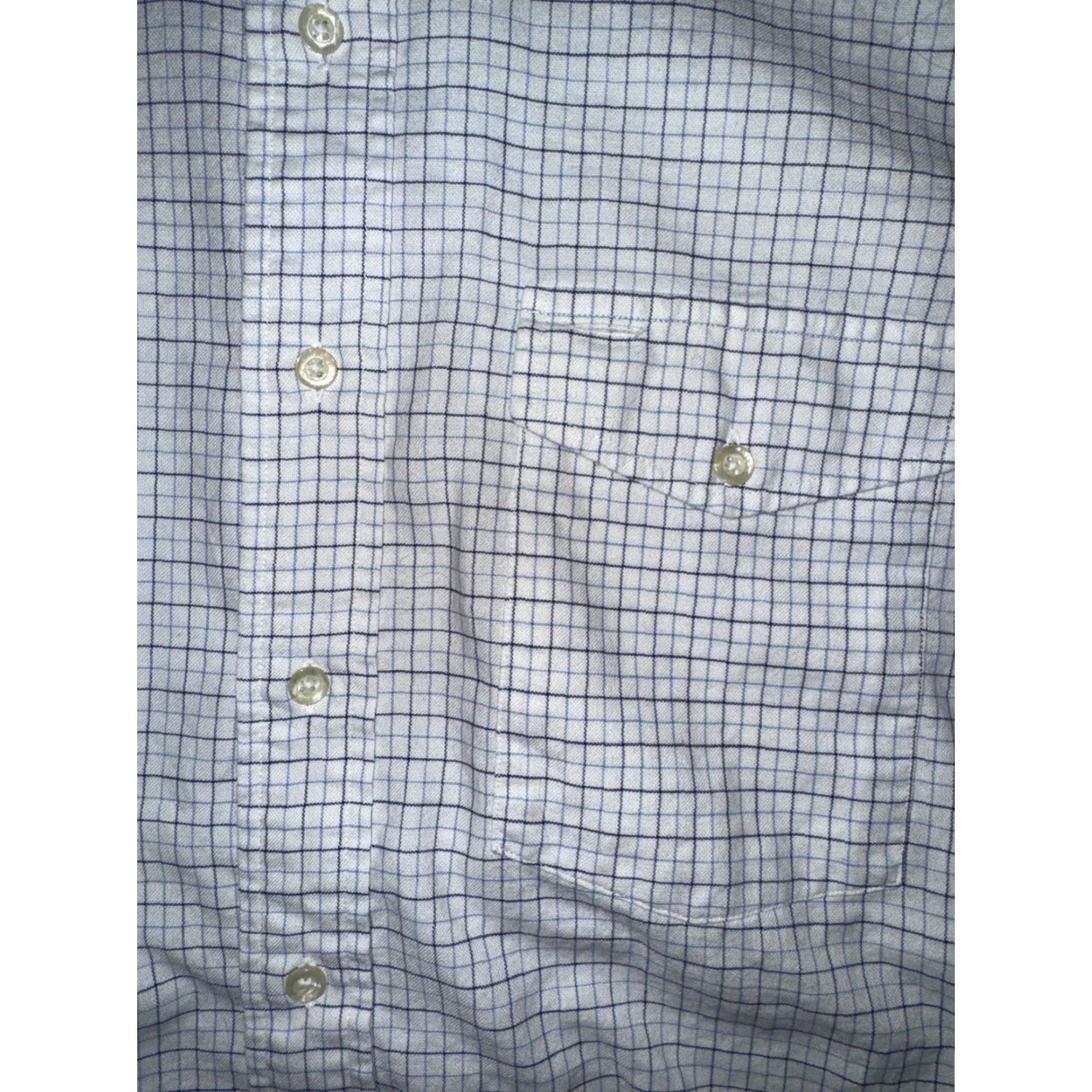 Vintage VINTAGE L.L. BEAN Button-Down Shirt Men’s XL Blue Grid Check USA Shirt Mens XL Blue Grid Check USA Size US XL / EU 56 / 4 - 2 Thumbnail