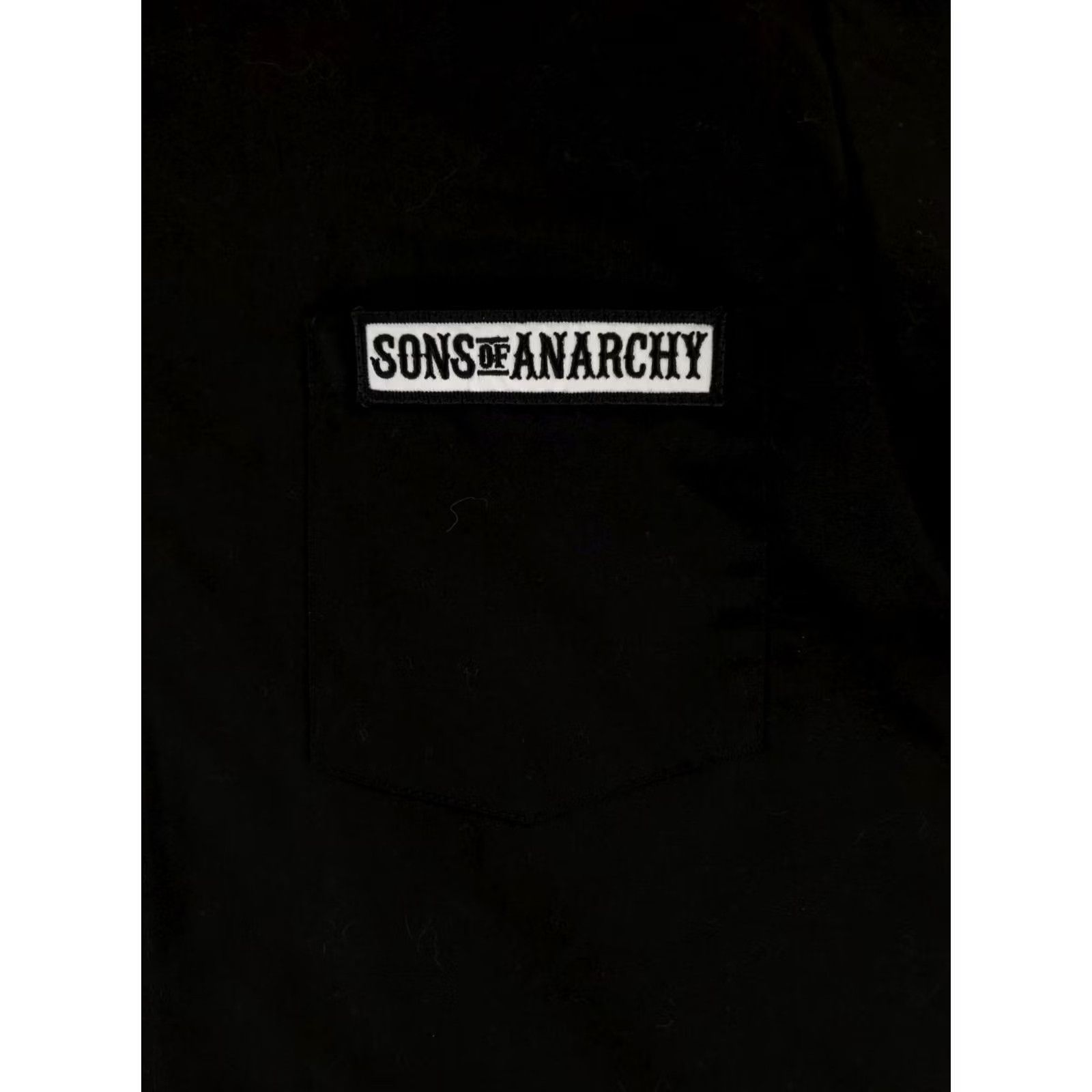 Vintage Sons of Anarchy Shirt Grim Reaper Patch Black Short Sleeve Mens M Made USA Shirt Shirt M Mens Black Size US M / EU 48-50 / 2 - 2 Thumbnail