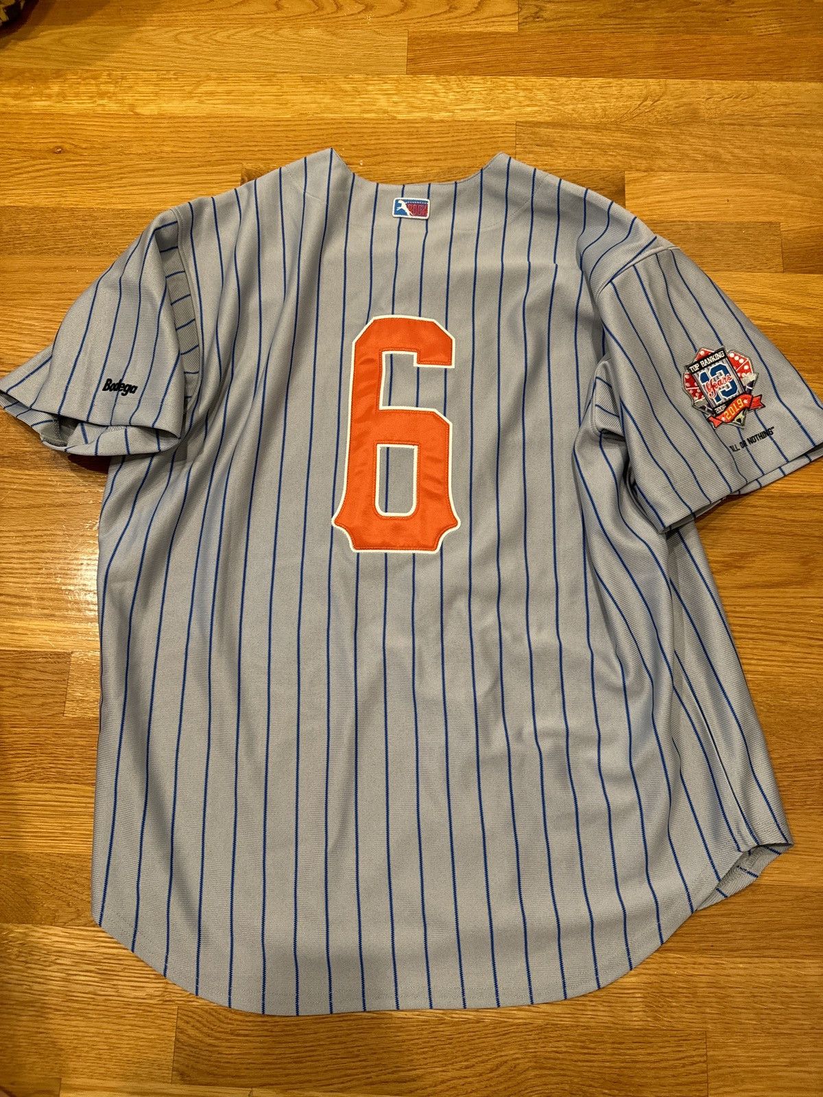 Bodega Bodega Pinstripe Baseball Jersey XL Size US XL / EU 56 / 4 - 3 Thumbnail