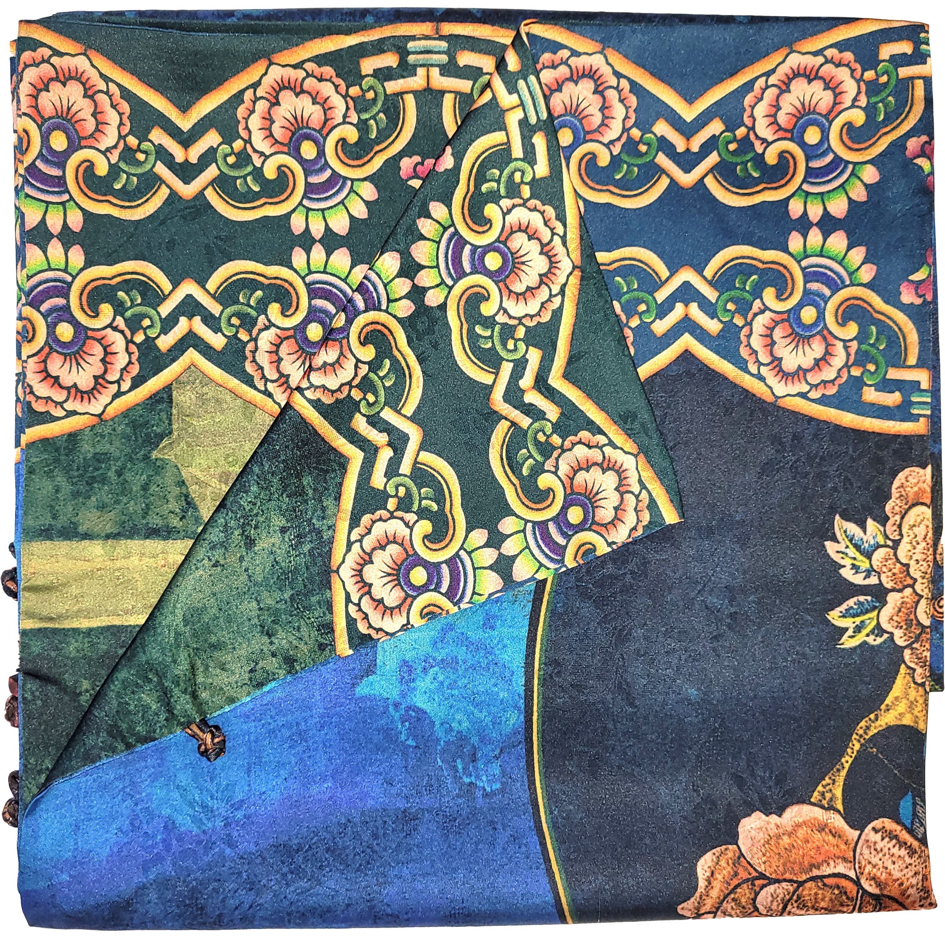 Other NWT Double-Sided Double-Layer Long Silk Scarf 27"x70" PK5987 Size ONE SIZE - 8 Thumbnail