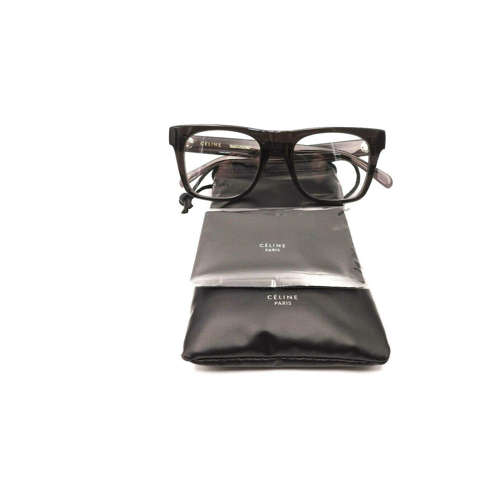 Celine Celine Cat Eye Eyeglass Frames Dark Grey Demo Lens CL50018I Size ONE SIZE - 6 Thumbnail