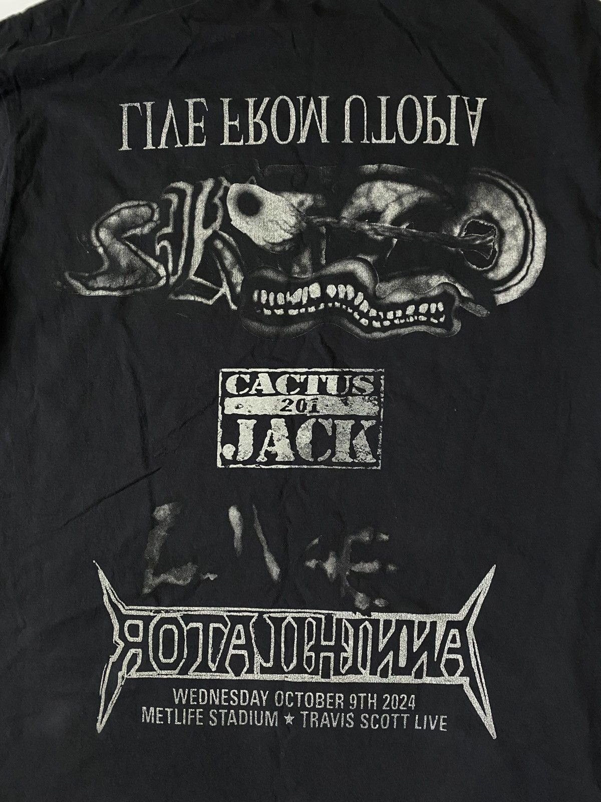 Band Tees × Travis Scott TRAVIS SCOTT UTOPIA TEE. Size US L / EU 52-54 / 3 - 10 Thumbnail
