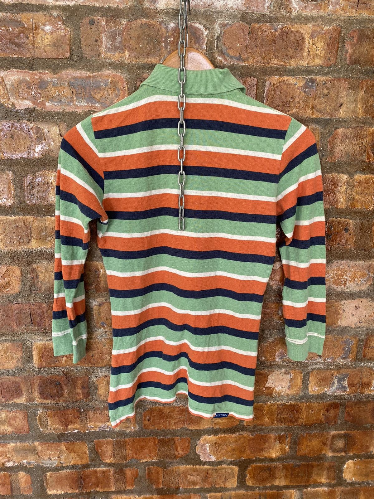 Hysteric Glamour 1990s Hysteric stripe iconic Logo 3/4 sleeve Size S / US 4 / IT 40 - 8 Thumbnail