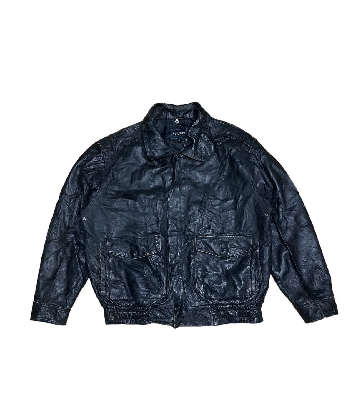 Japanese Brand × Vintage Japanese Volcano Leather Jacket Size US M / EU 48-50 / 2 - 1 Thumbnail