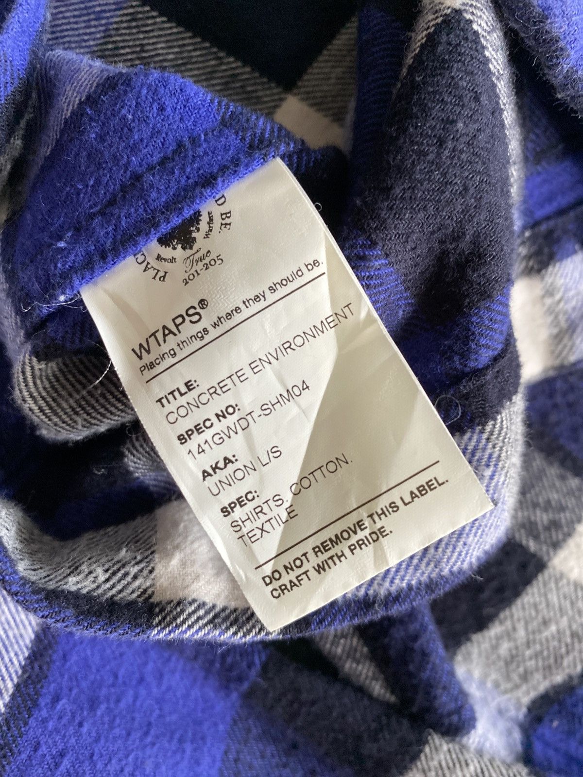 Wtaps WTAPS SPEC 201-205 Flannel Shirt Size US S / EU 44-46 / 1 - 6 Thumbnail