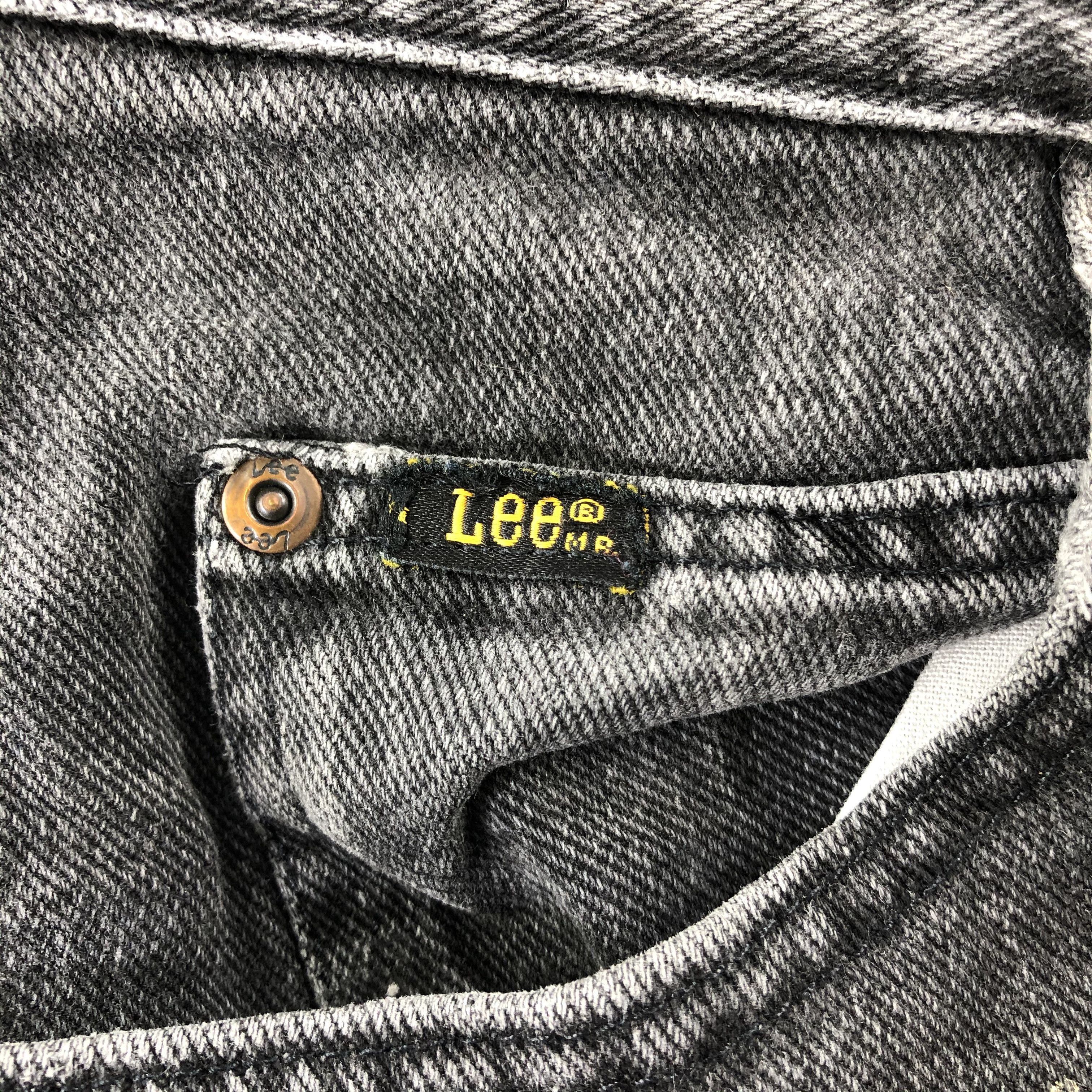 Lee Vintage Faded Black Lee Jeans-J2407 Size US 30 / EU 46 - 9 Thumbnail