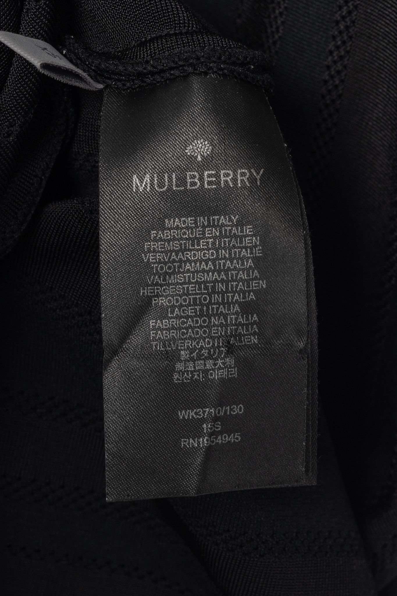 Mulberry Mulberry Black Ponte-Knit Jacquard-Stripe Mini Dress Size XS / US 0-2 / IT 36-38 - 7 Thumbnail