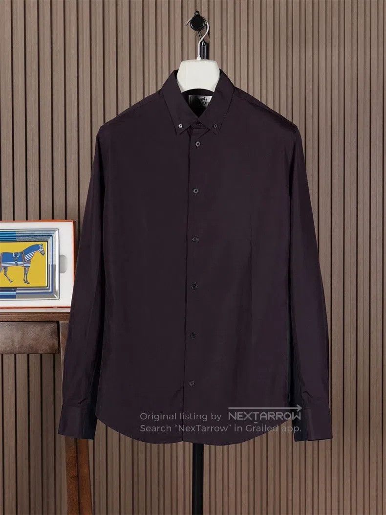 Hermes Hermes size 40 Men's Pure Cotton Shirt Size US XXS / EU 40 - 1 Thumbnail