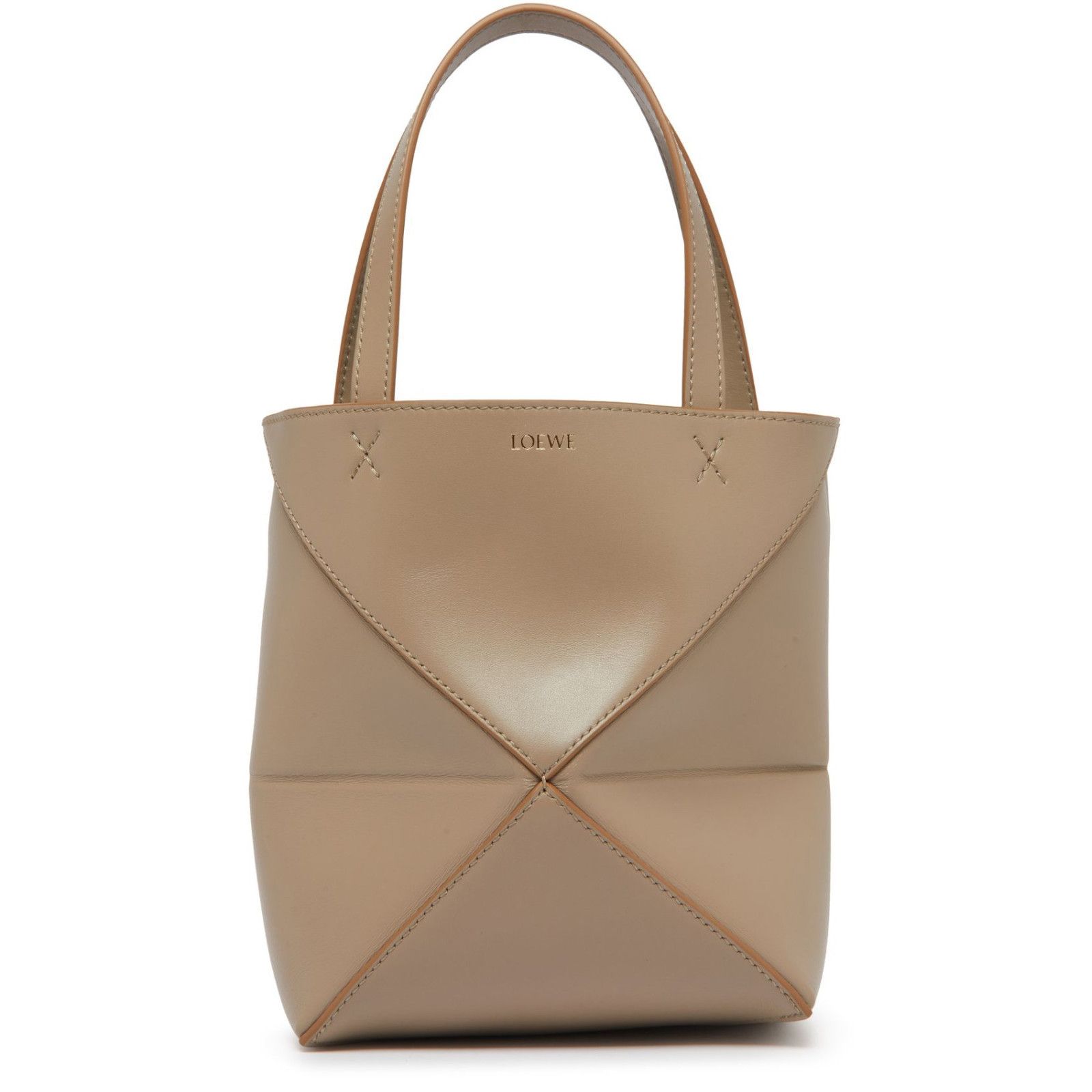 Loewe LOEWE Puzzle Mini Fold Sand Leather Tote Bag New/Authentic Size ONE SIZE - 1 Thumbnail