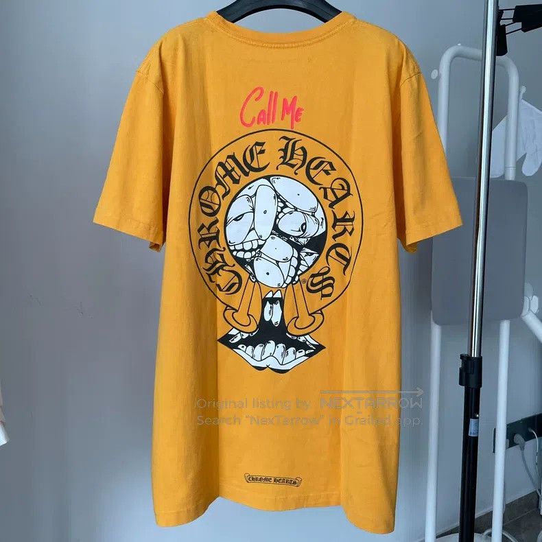Chrome Hearts CHROME HEARTS Size L Matty boy co-signed yellow graffiti sh Size US L / EU 52-54 / 3 - 2 Thumbnail