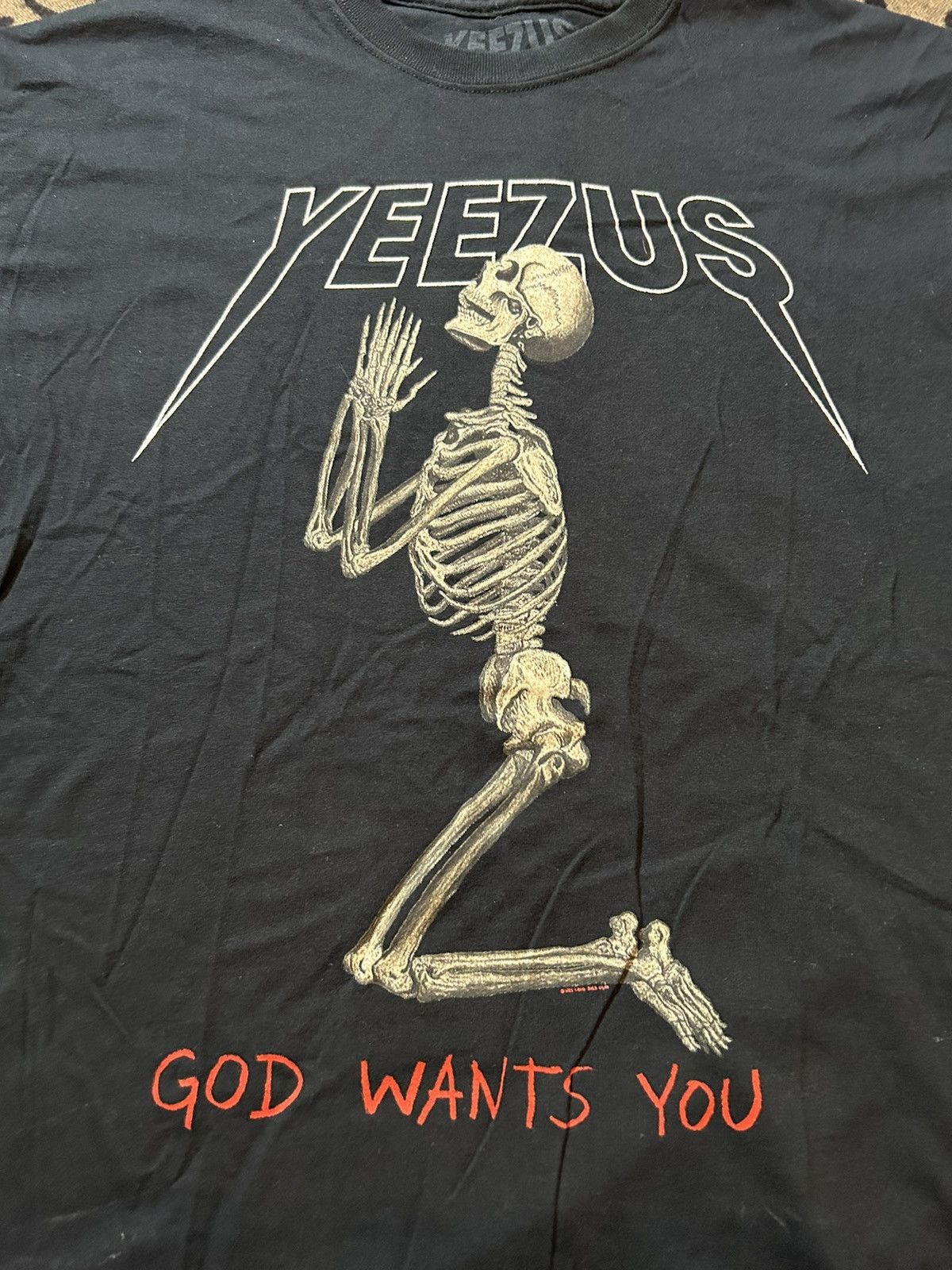 Kanye West Yeezus Tour Skull Praying Tshirt Size US L / EU 52-54 / 3 - 2 Thumbnail