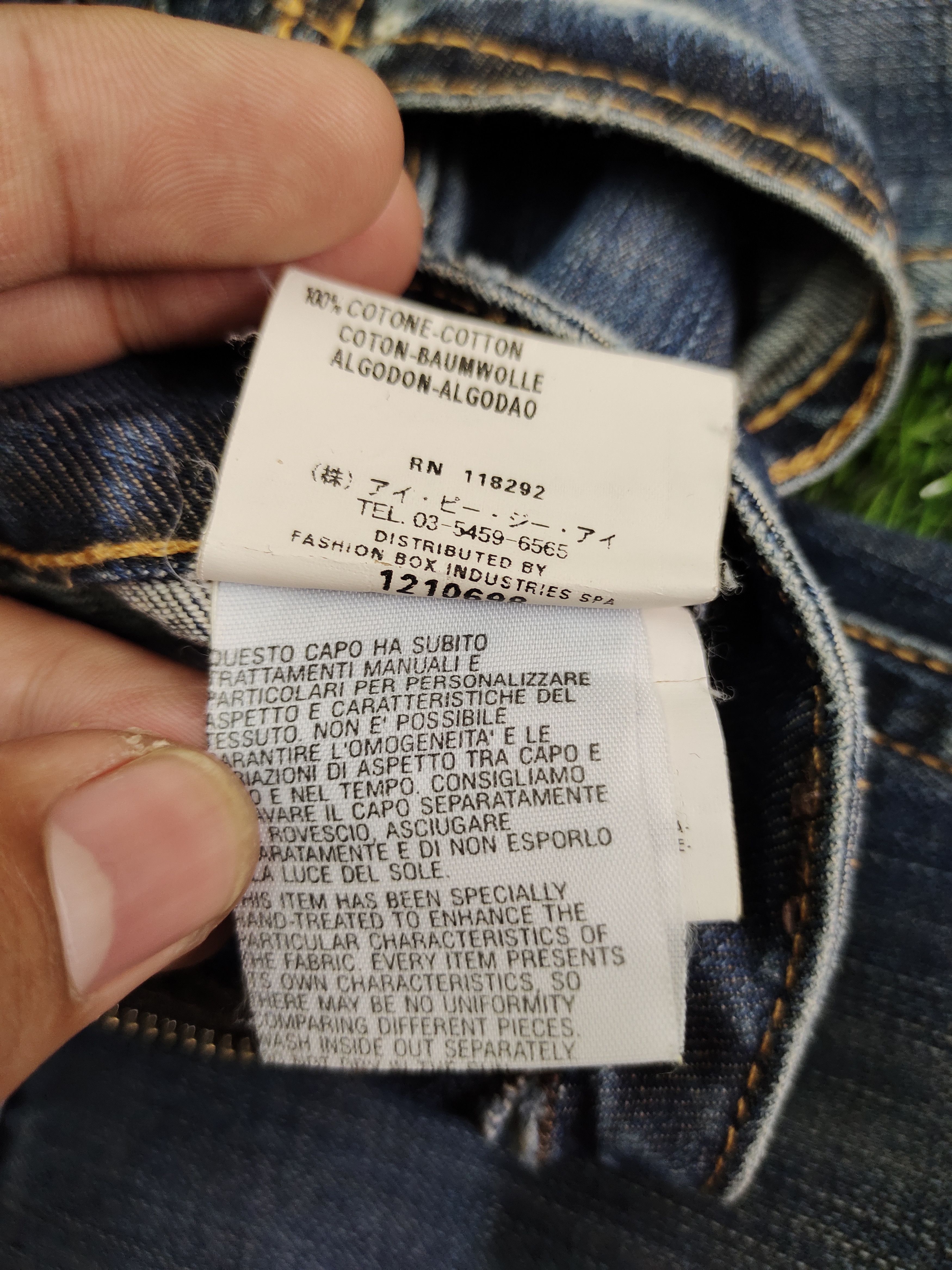 Replay Vintage Y2k Replay Spiral Cut Fatigue Denim Pants Size US 30 / EU 46 - 15 Thumbnail