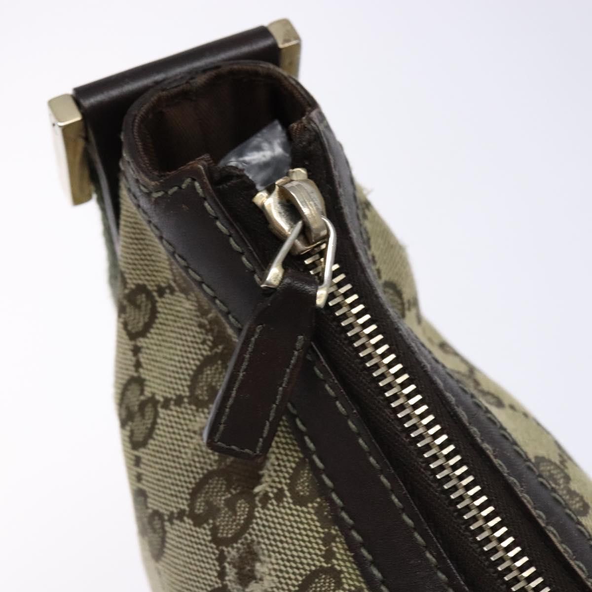 Gucci GUCCI GG Canvas Shoulder Bag Beige Gold Size ONE SIZE - 18 Thumbnail
