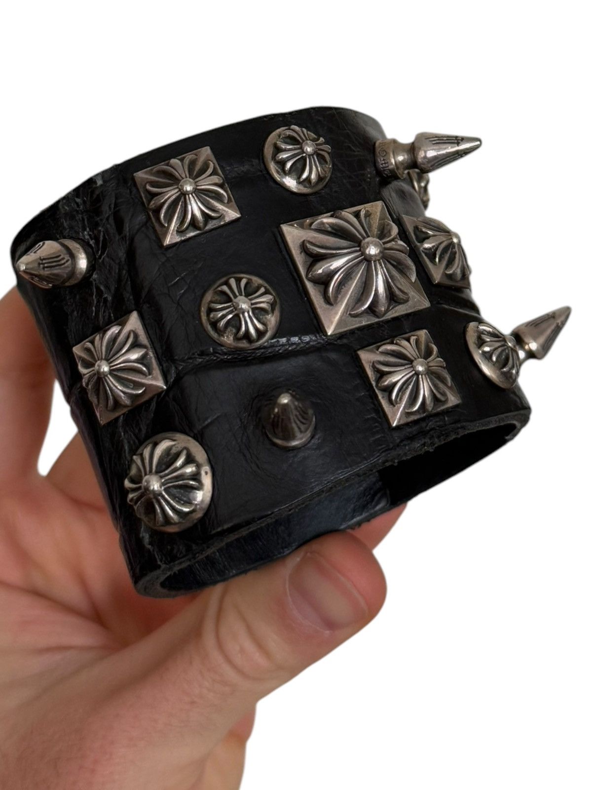 Chrome Hearts RARE Alligator Punk Stud Spike Bracelet Size ONE SIZE - 11 Thumbnail