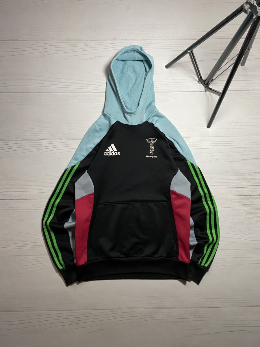 Adidas Adidas Harlequins 2014 training rugby hoodie Size US S / EU 44-46 / 1 - 1 Thumbnail