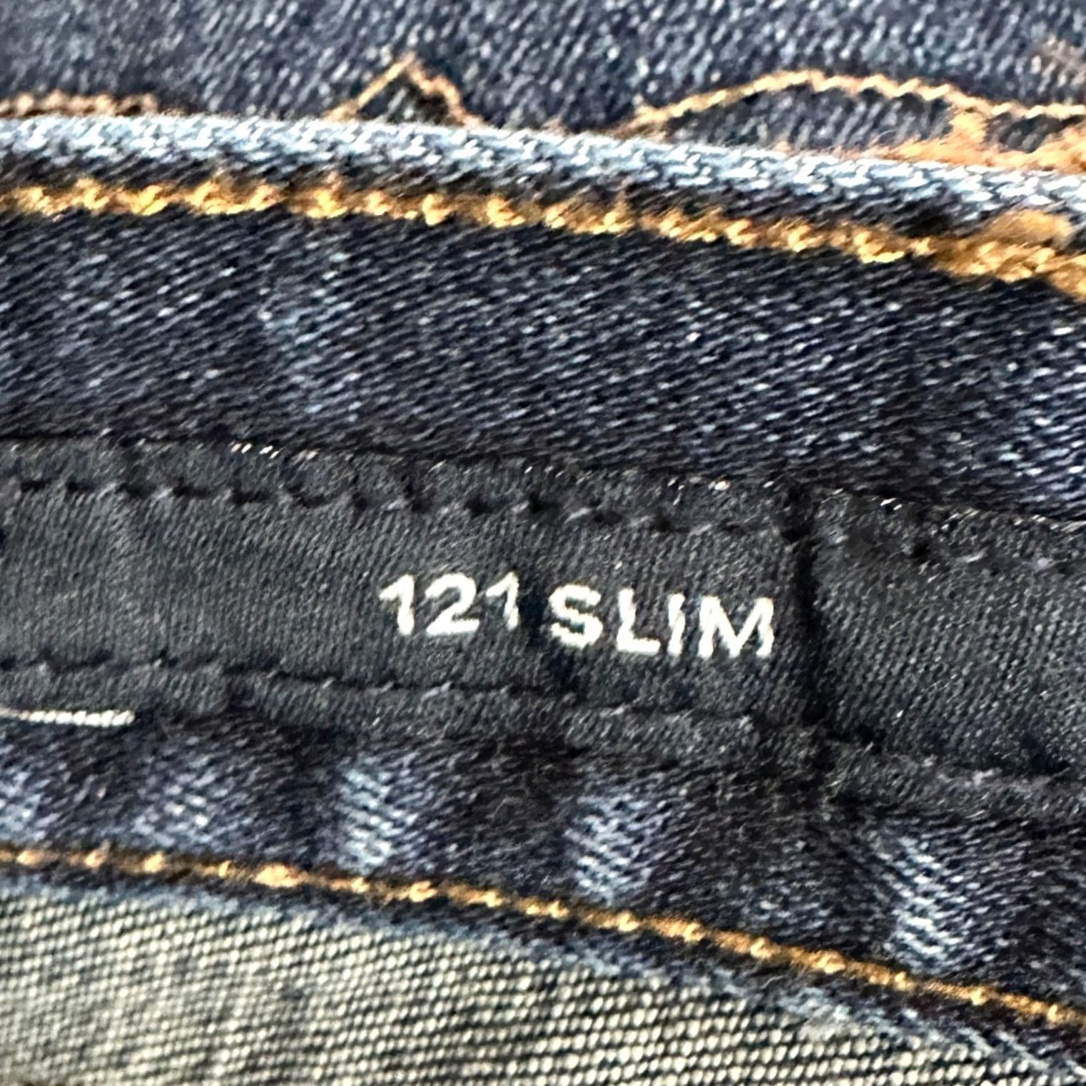 Lucky Brand Lucky Brand 121 Slim Jeans Mens 38x30 Blue 5-Pocket Stretch Denim EUC 5-Pocket Design Slim Fit Classic Wash Baggy? Size US 38 / EU 54 - 5 Thumbnail
