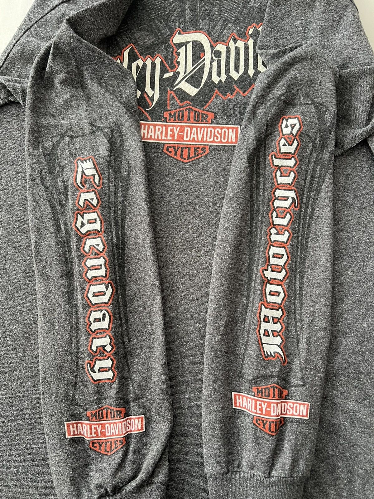 Harley Davidson Vintage 2013 Harley Davidson Austria Long Sleeve T-shirt Size US M / EU 48-50 / 2 - 6 Thumbnail