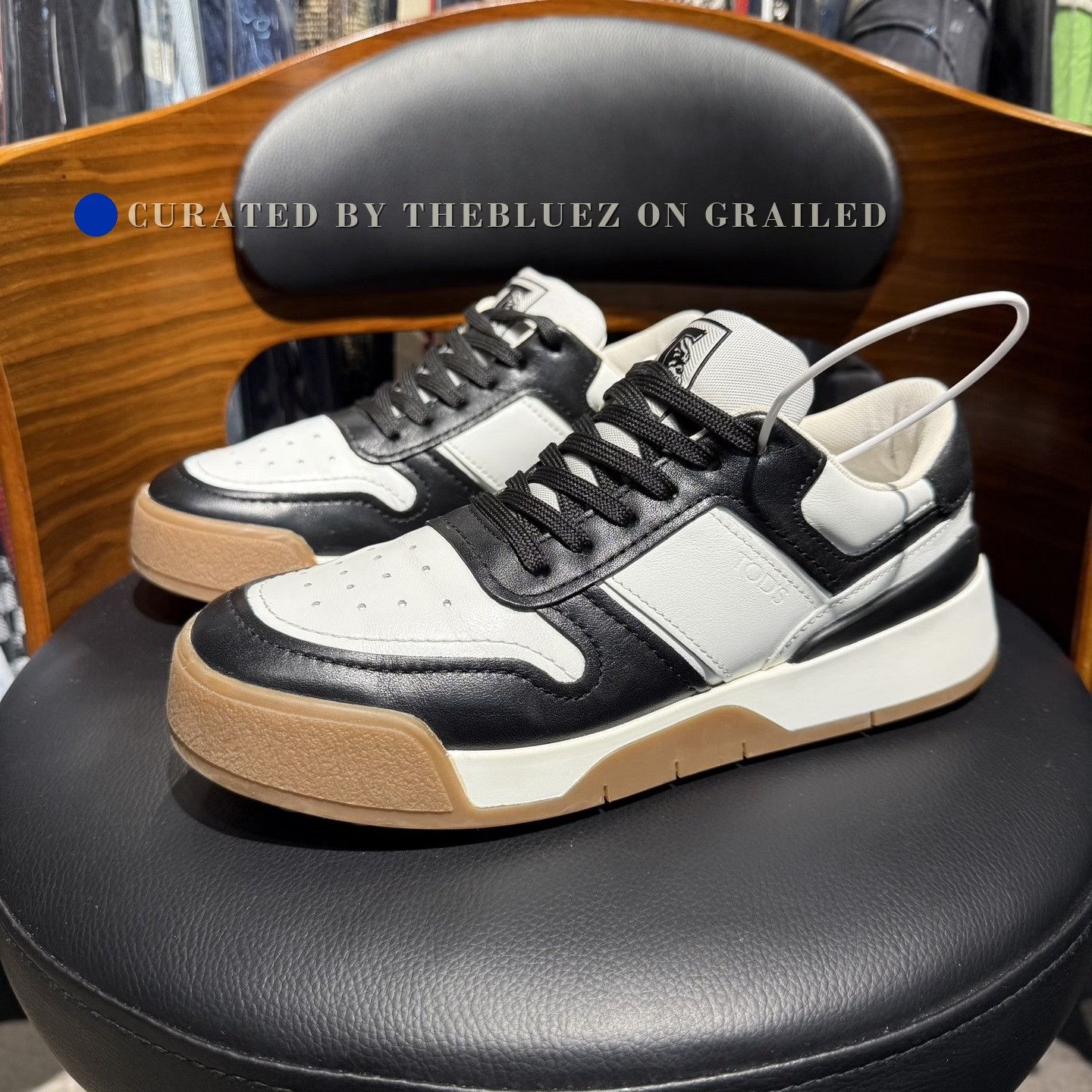 Tod's Tod's Black White Panda Cookie Shoes Size US 6 / IT 36 - 1 Thumbnail