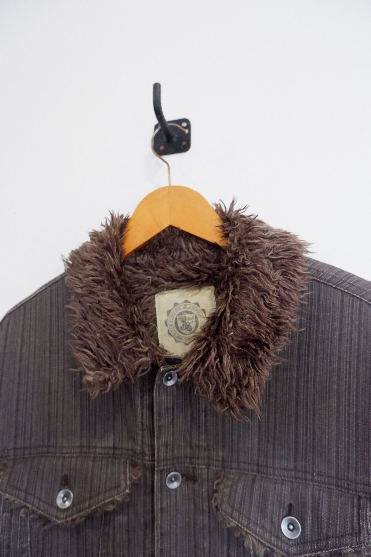 If Six Was Nine Vintage Jungle Storm Fur Neck Jacket Size US M / EU 48-50 / 2 - 3 Thumbnail