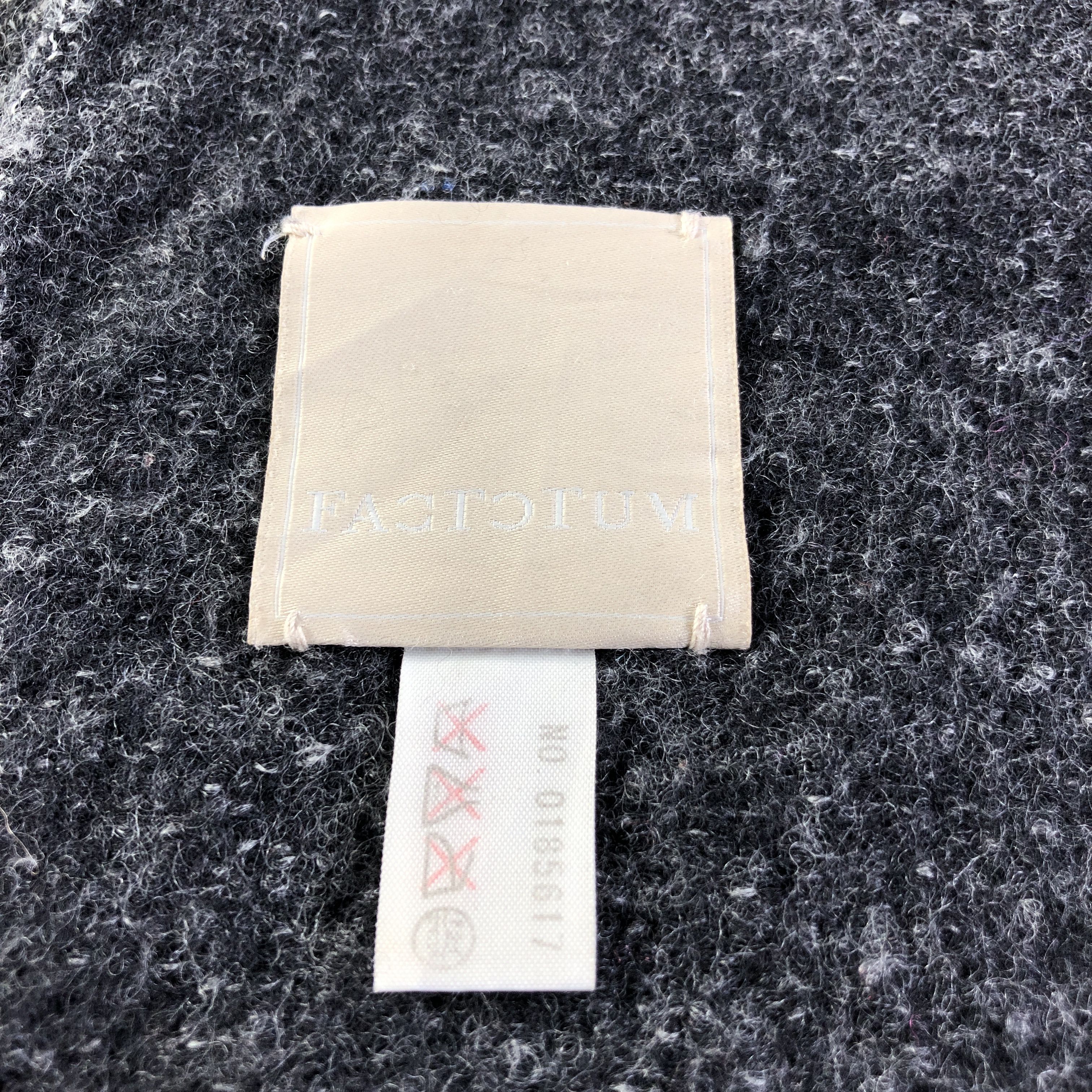 FACTOTUM Factotum Wool Scarf Muffler Neckwear V2770 Size ONE SIZE - 4 Thumbnail