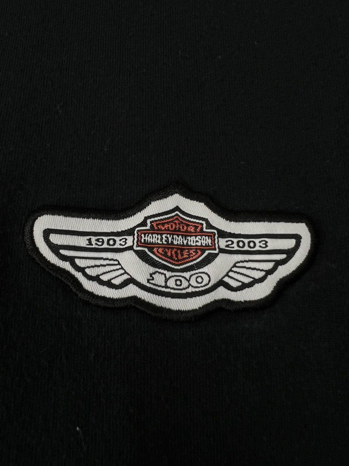 Harley Davidson × Vintage Rare Harley Davidson 100 years anniversary t shirt 2003 Size US L / EU 52-54 / 3 - 4 Thumbnail