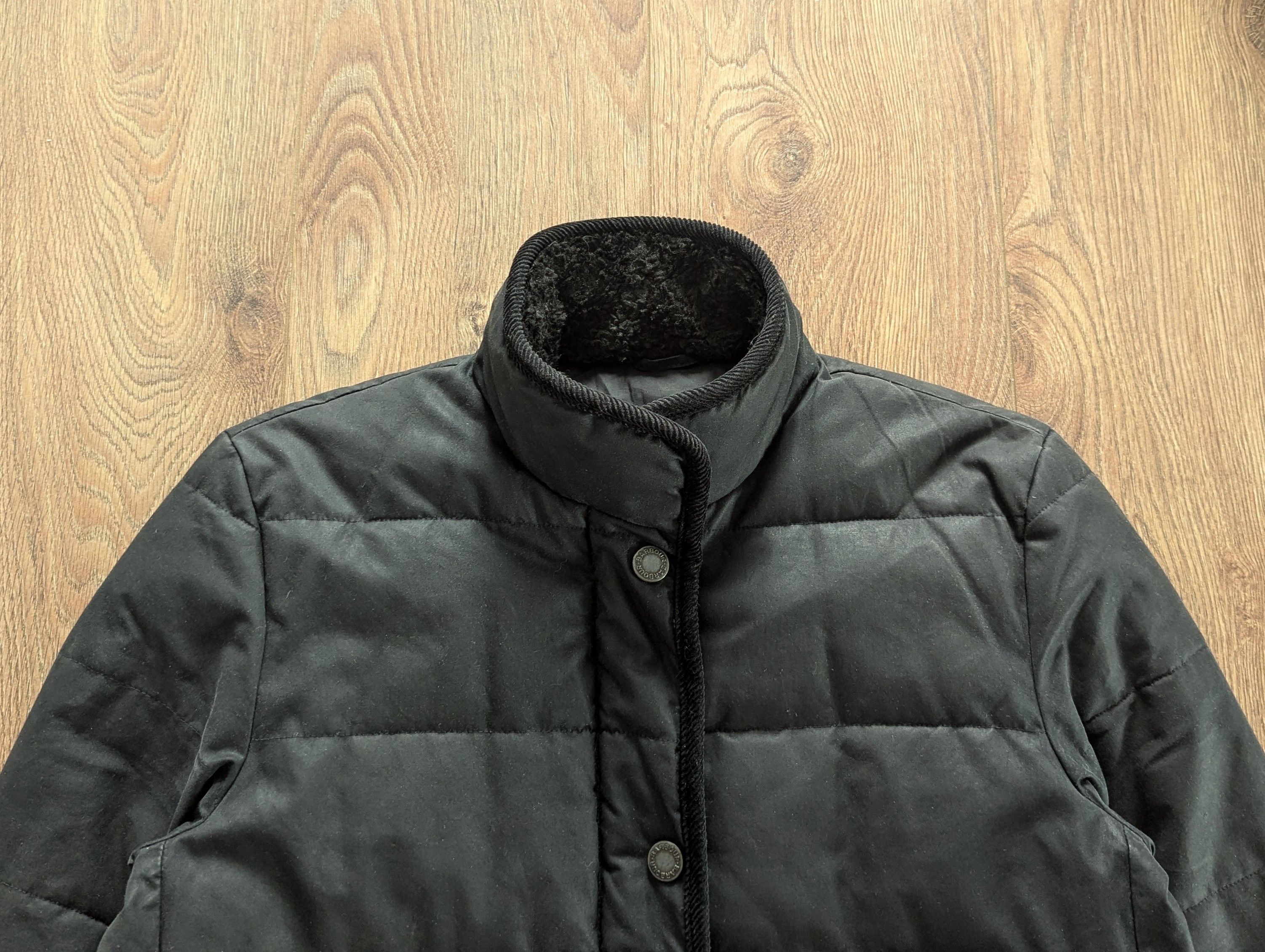 Barbour Barbour Wax Baffle Wax Fibredown Jacket Black Waxed Cotton Size M / US 6-8 / IT 42-44 - 2 Thumbnail