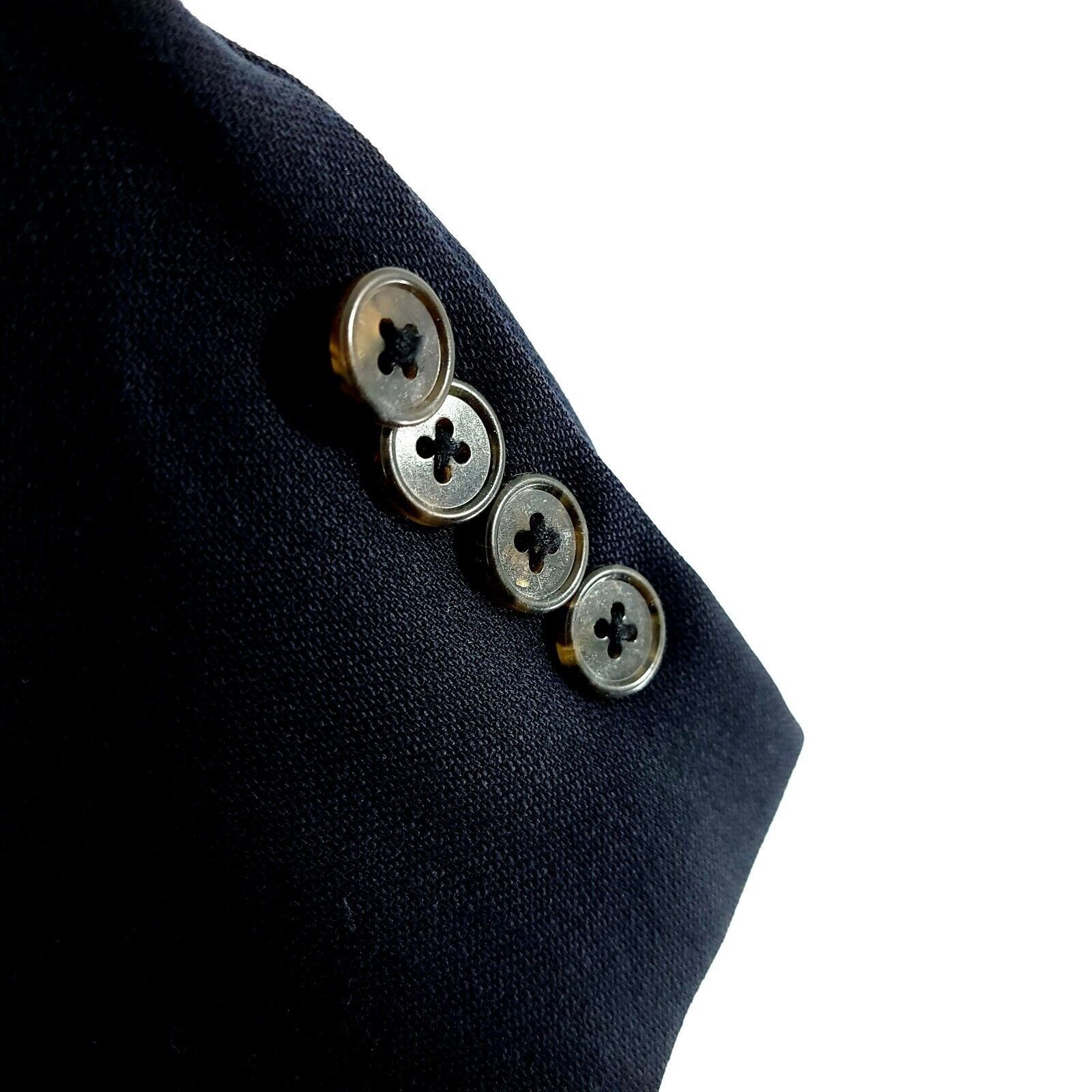 Joseph Abboud DAMAGED Joseph Abboud Wool 2 Button Blazer 42R Blue Size 42R - 3 Thumbnail