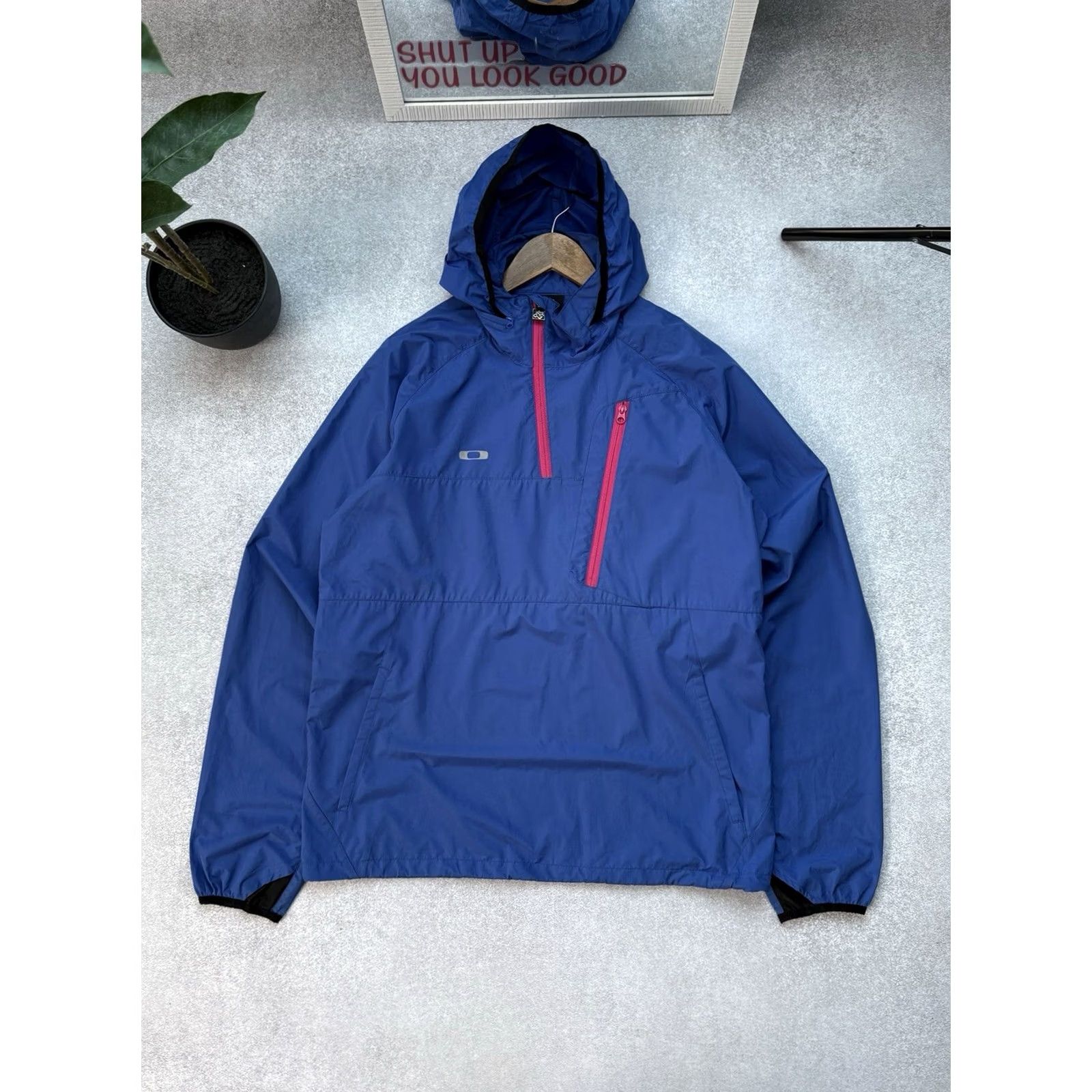 Oakley Oakley Windbreaker Light Jacket Anorak Outdoor Style Gorpcore Blue Men’s Size L Size US L / EU 52-54 / 3 - 2 Thumbnail