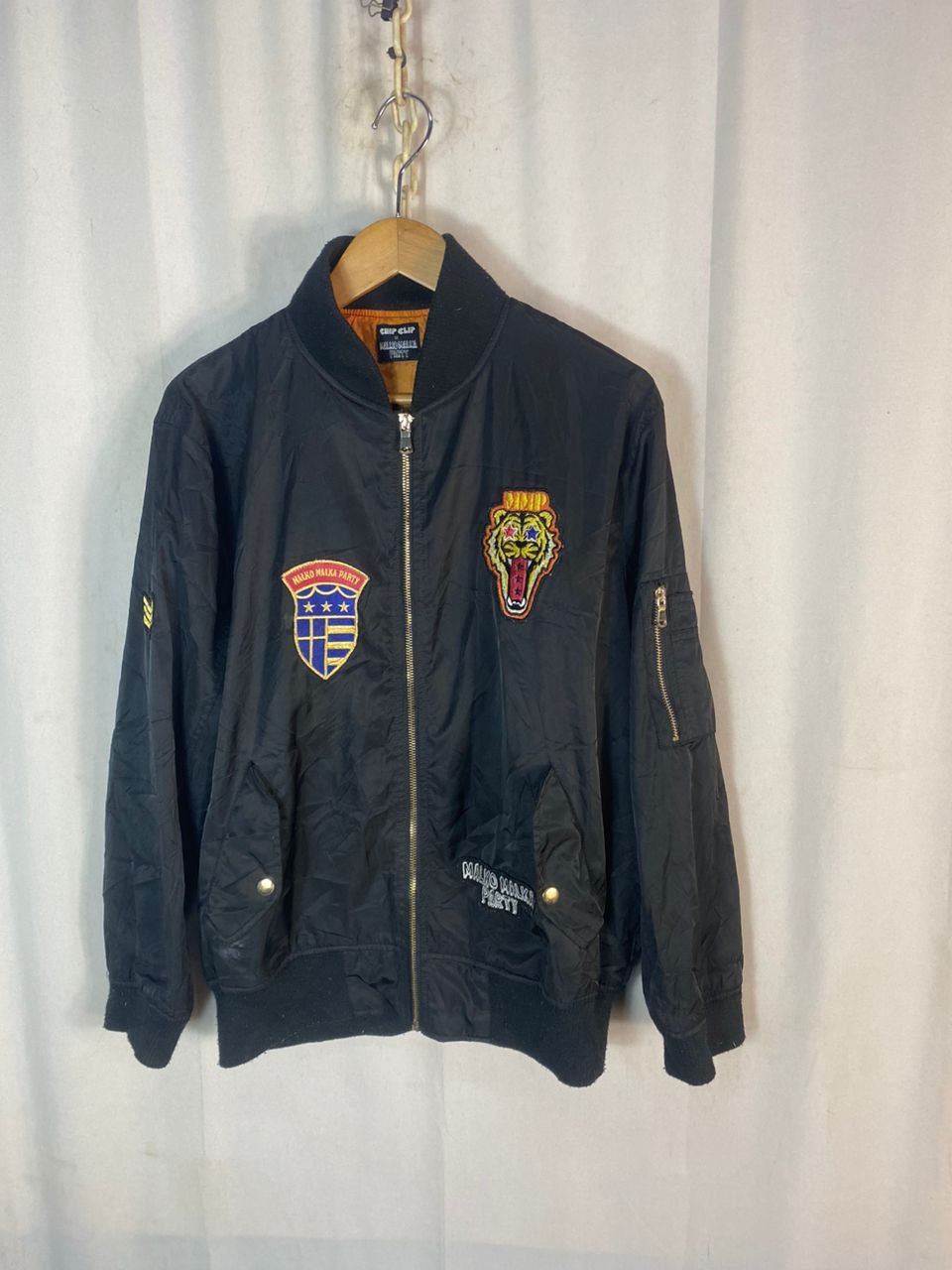 Japanese Brand Unisex🔥chip clip x Malko malka party fight bombers jacket Size M / US 6-8 / IT 42-44 - 1 Thumbnail