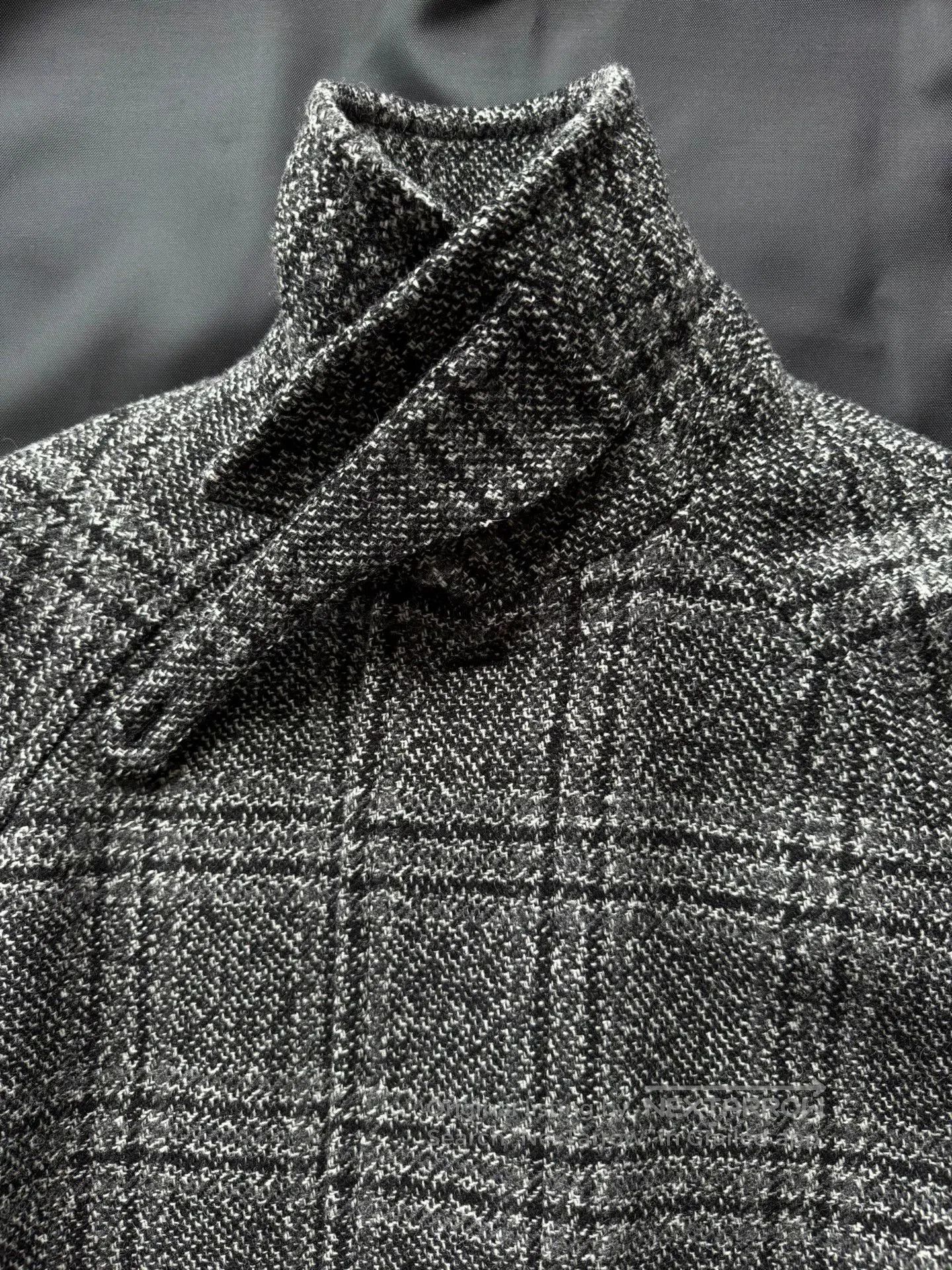 Balenciaga Balenciaga Wool Houndstooth Coat. Size S / US 4 / IT 40 - 4 Thumbnail