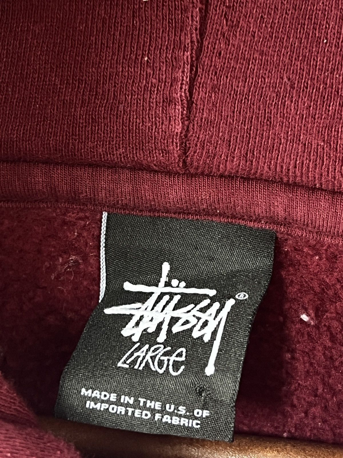 Stussy Stussy Hoodie Box Logo Red Grey Y2K Size US L / EU 52-54 / 3 - 11 Thumbnail