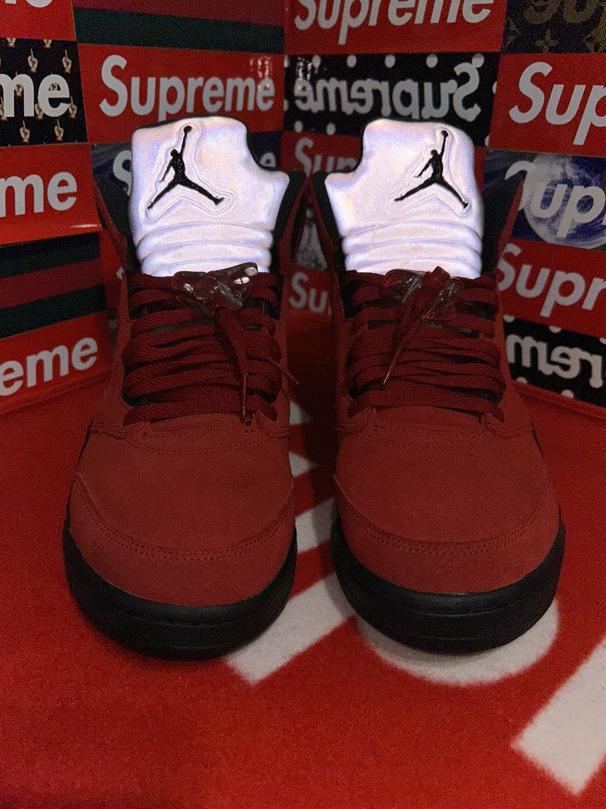 Jordan Brand Jordan 5 Retro Raging Bull Red (2021) DD0587-600 size 12 Size US 12 / EU 45 - 2 Thumbnail