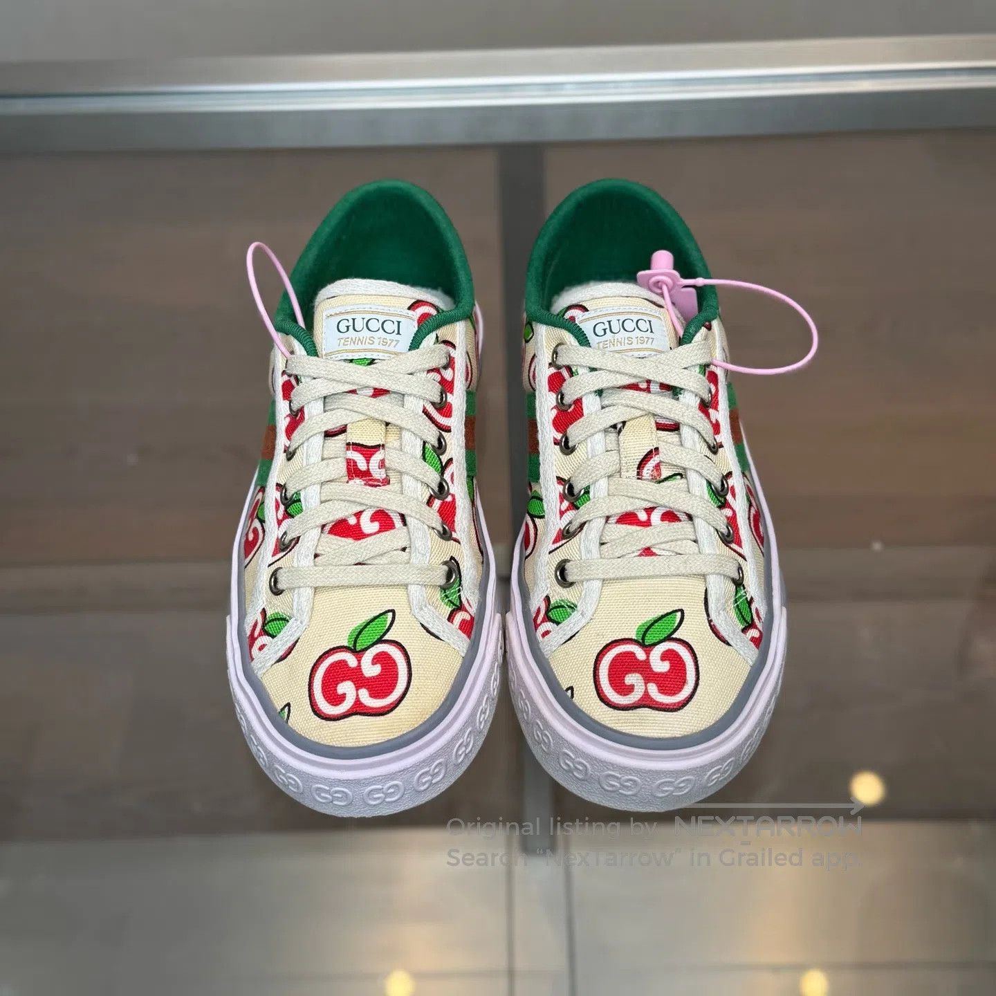 Gucci Guicci 1977 Apple Double G Logo Board Shoes Size US 6.5 / IT 36.5 - 2 Thumbnail