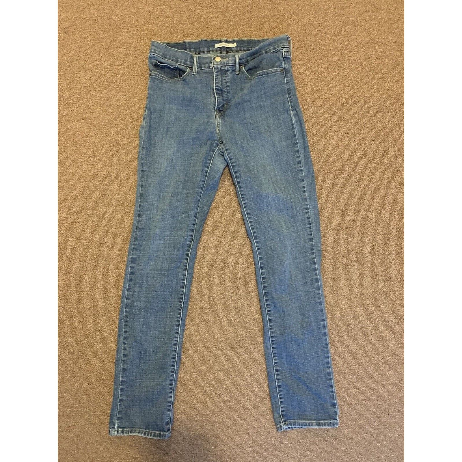 Levi's Levis 312 Womens Jeans Blue Size W3/L32 Slim Mid Rise Denim Size 32" / US 10 / IT 46 - 1 Thumbnail