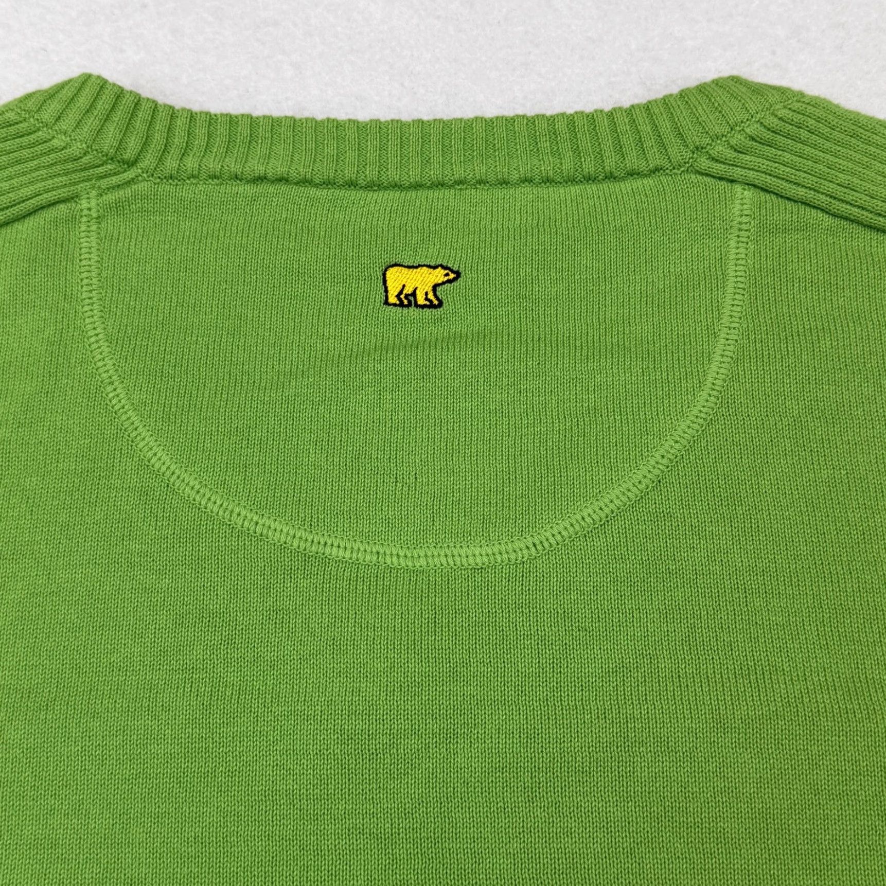 Vintage VINTAGE Jack Nicklaus Sweater Mens Medium Green Cotton V-Neck Pullover Knit Size US M / EU 48-50 / 2 - 6 Thumbnail
