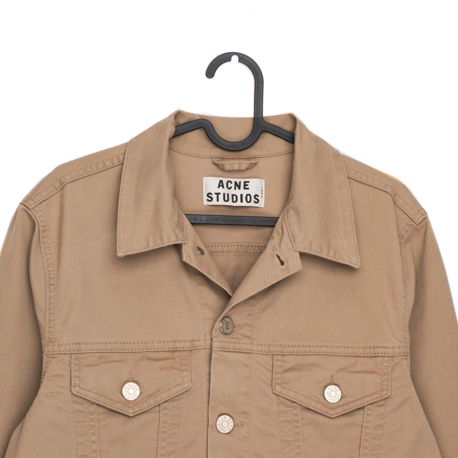 Acne Studios Acne Studios Jam Ups Beige SS13 Denim Jacket Size US M / EU 48-50 / 2 - 2 Thumbnail
