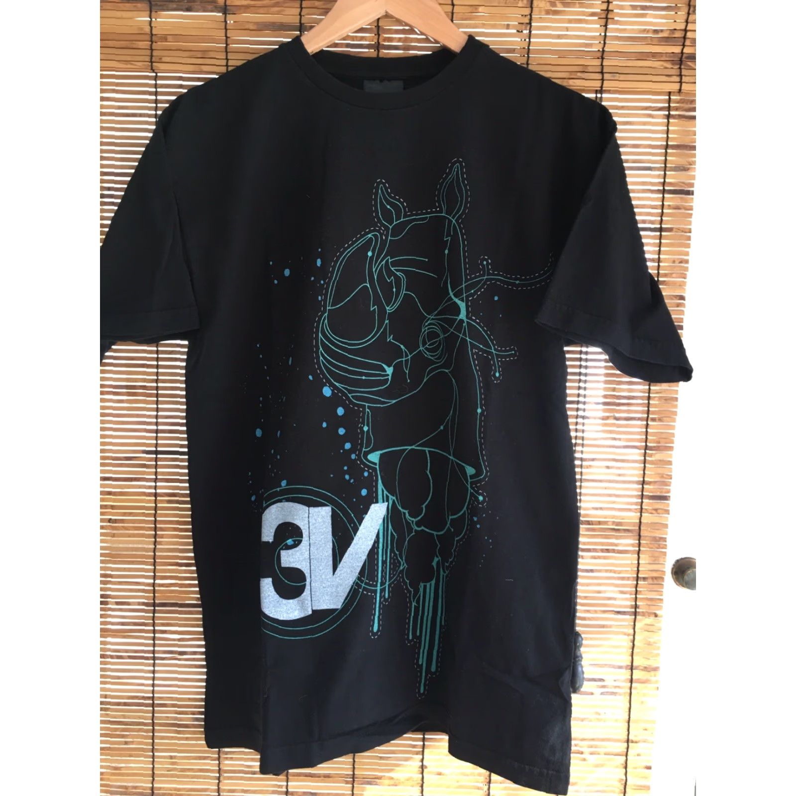 Vintage Rhino T-Shirt Black Graphic Tee Mens Medium 3V Streetwear NWOT Shirt Size US M / EU 48-50 / 2 - 2 Thumbnail