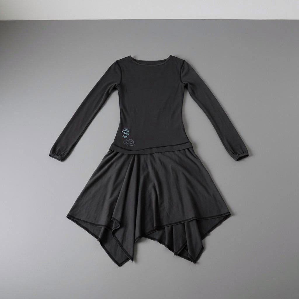 Other The Cop Copine Neutral Asymmetrical Dress Size ONE SIZE - 4 Thumbnail