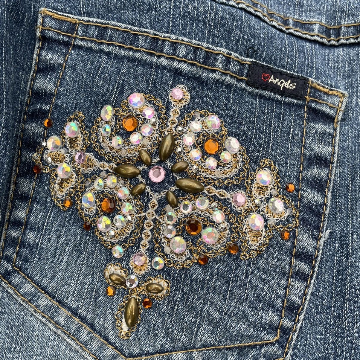 Sol Angeles Vintage Women’s Flared Jeans Angeles Size 9 Crazy 00s USA Size 30" / US 8 / IT 44 - 11 Thumbnail