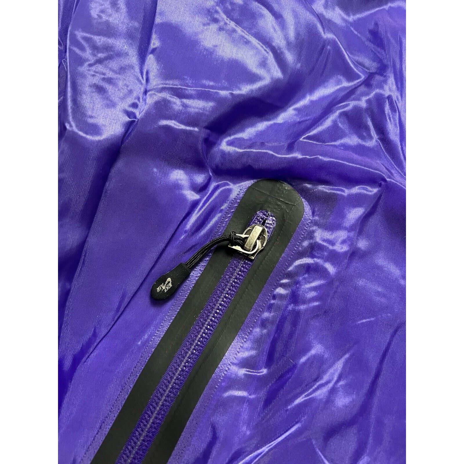 Nike 2007 Nike Air Purple Zip Up Satin Jacket Men’s L Rare Vtg Size US L / EU 52-54 / 3 - 6 Thumbnail