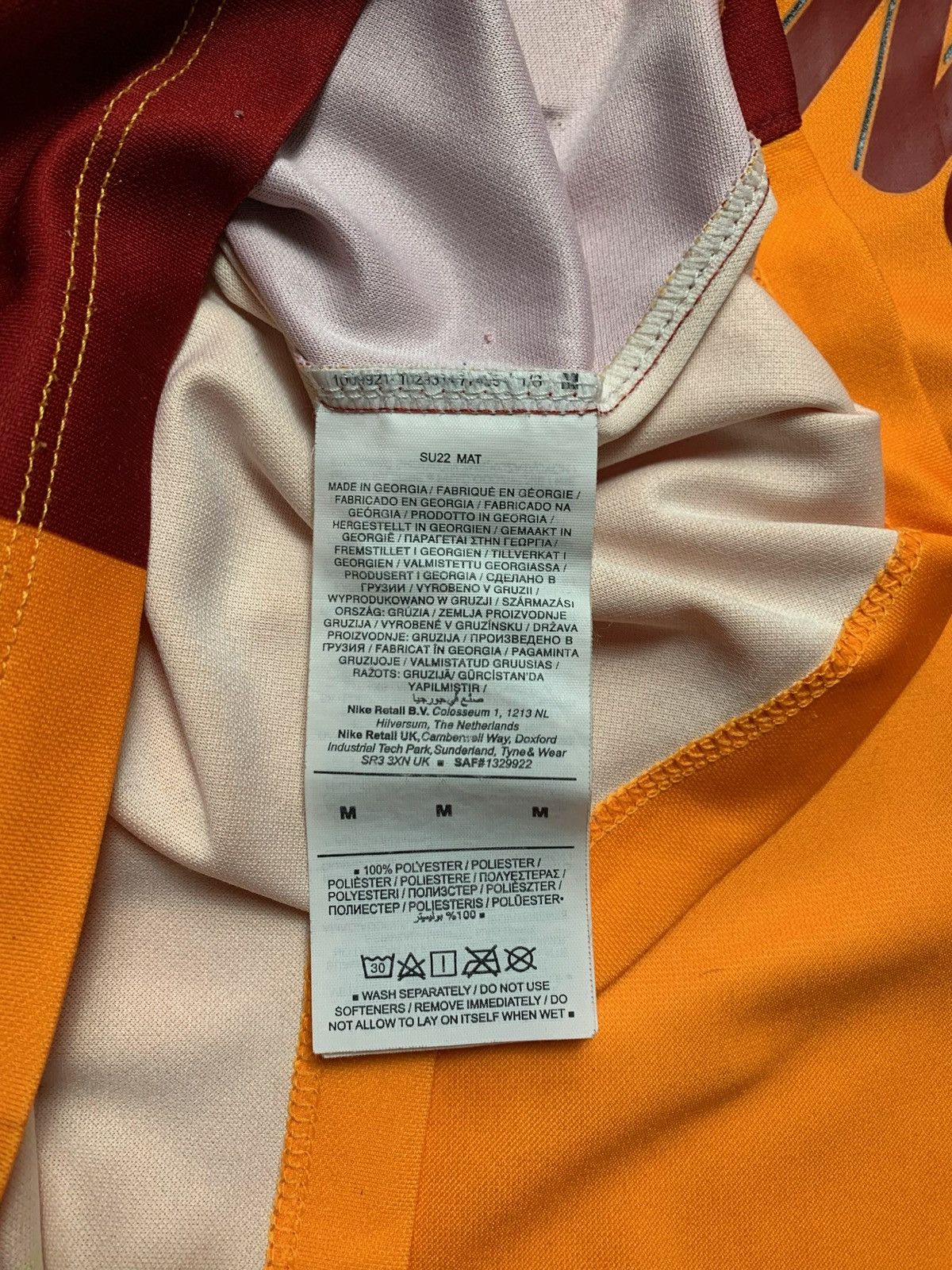 Vintage Vintage Nike Galatasaray 10 Mertens soccer jersey size M Size US M / EU 48-50 / 2 - 9 Thumbnail