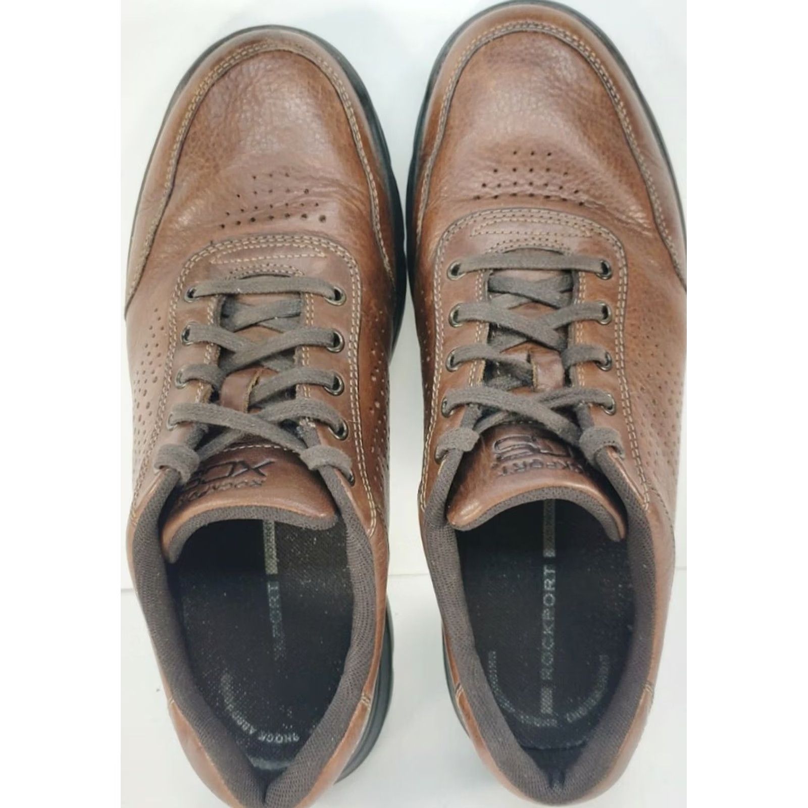 Rockport Rockport XCS City Play 2 Perf U-Bal Oxford Leather Brown Men's Size 9M M78754 Size US 9 / EU 42 - 6 Thumbnail
