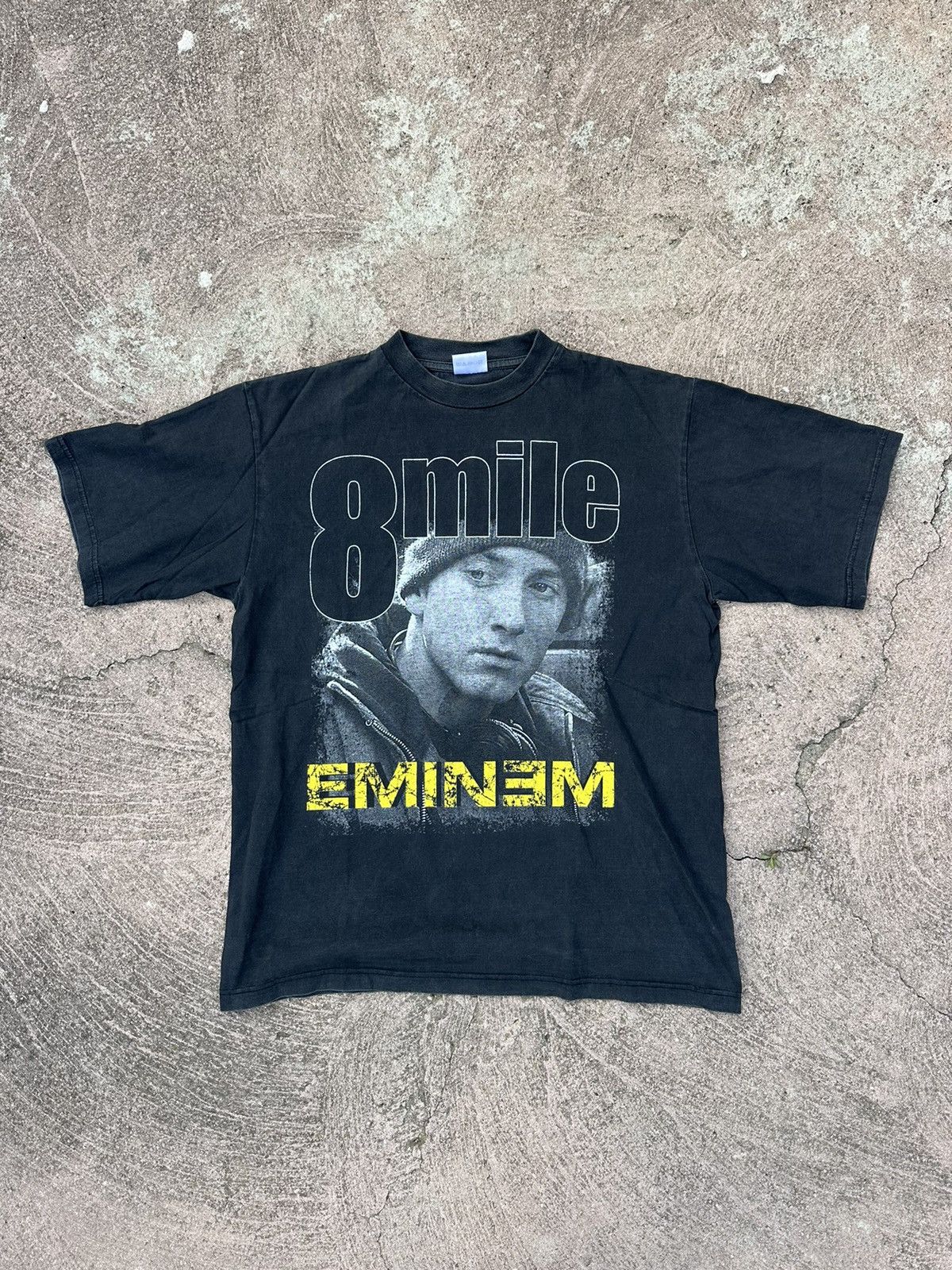 Eminem 90s vintage Tシャツ　8mile EMINEM 8 MILE 2002 Vintage PROMO T Shirt Film Soundtrack Hip