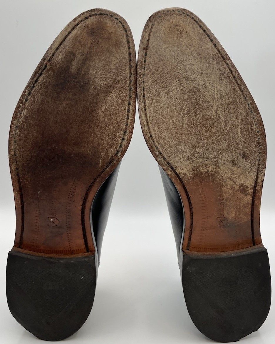 Allen Edmonds Allen Edmonds "LASALLE" Black Leather Split Toe Derby 10D Size US 10 / EU 43 - 12 Thumbnail