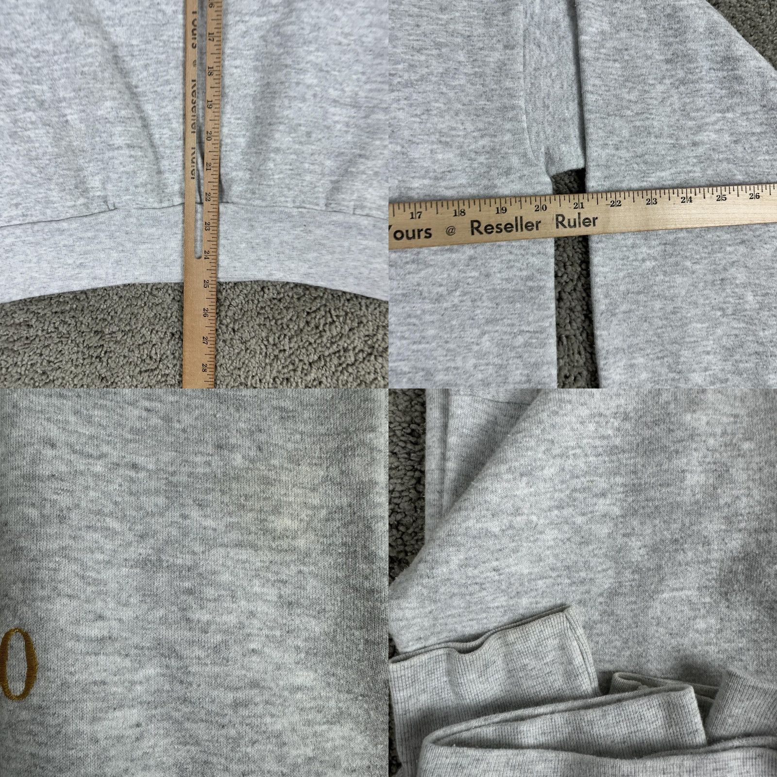 Tultex Tultex Wolfeboro Sweatshirt Mens Large Gray Pullover Embroidered Crest Crewneck Size US L / EU 52-54 / 3 - 8 Thumbnail