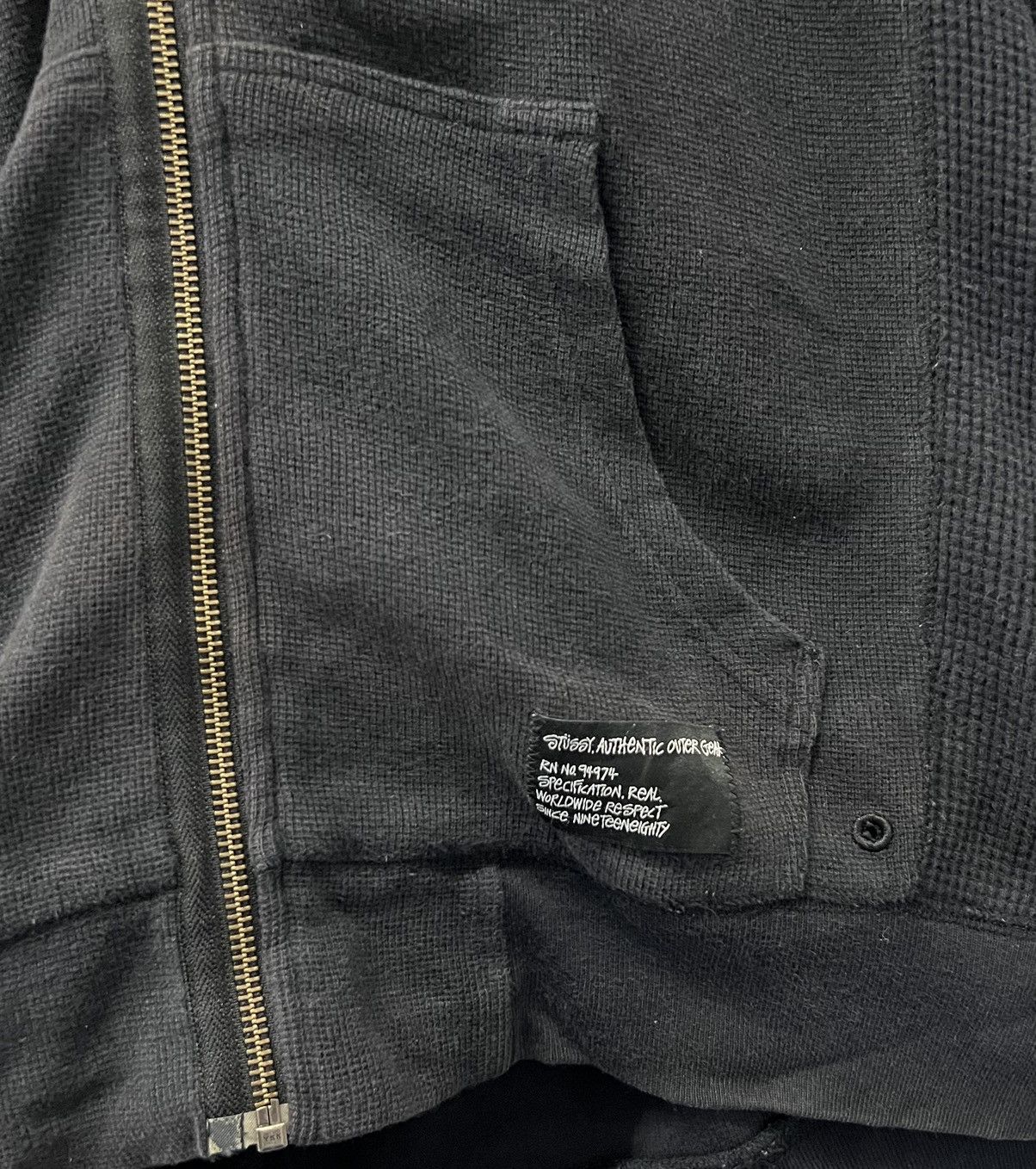 Stussy × Vintage VINTAGE STUSSY AUTHENTIC OUTER GEAR JACKET HOODIE Size US M / EU 48-50 / 2 - 5 Thumbnail