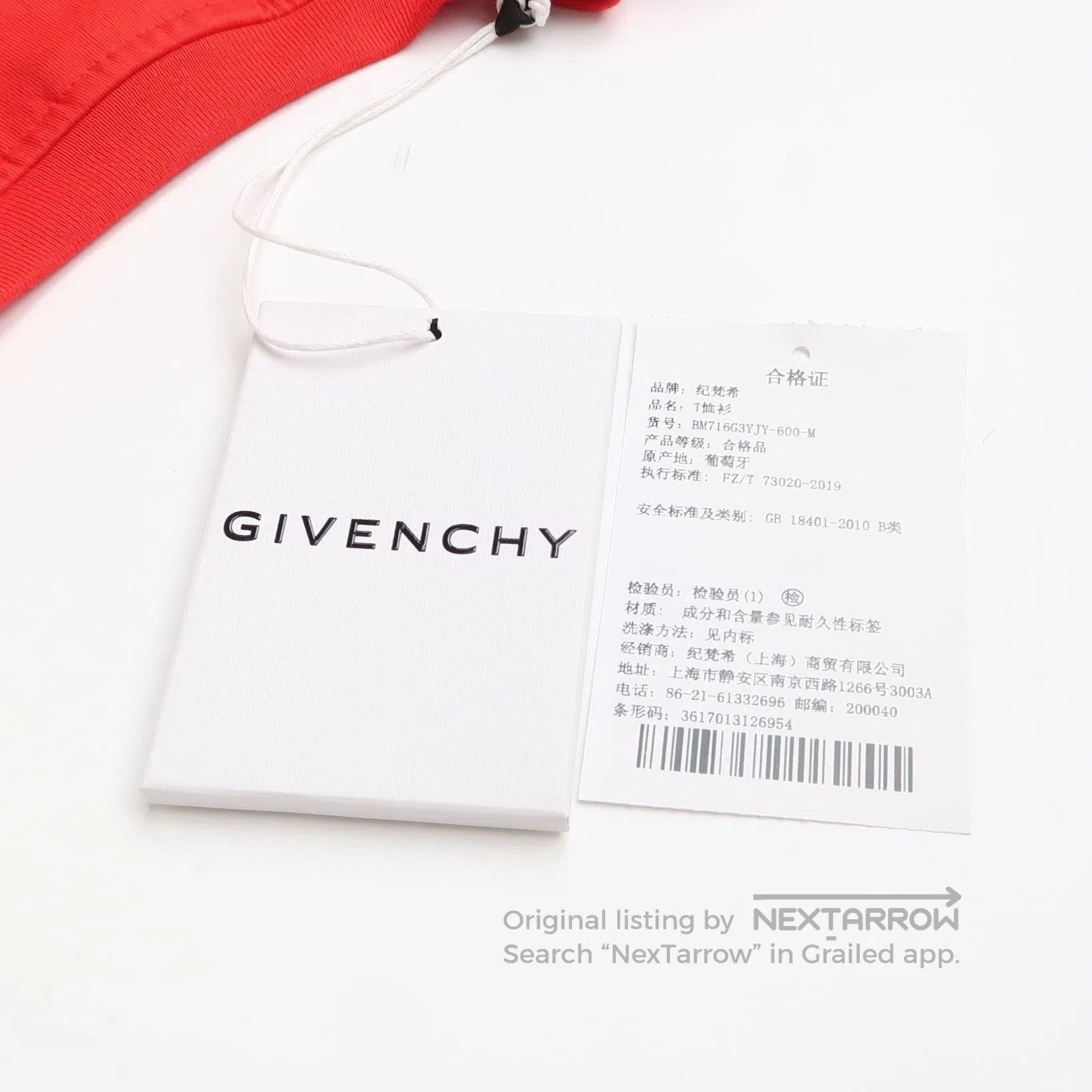 Givenchy Givenchy M Cotton Graphic Crew Neck T. Size US M / EU 48-50 / 2 - 1 Thumbnail