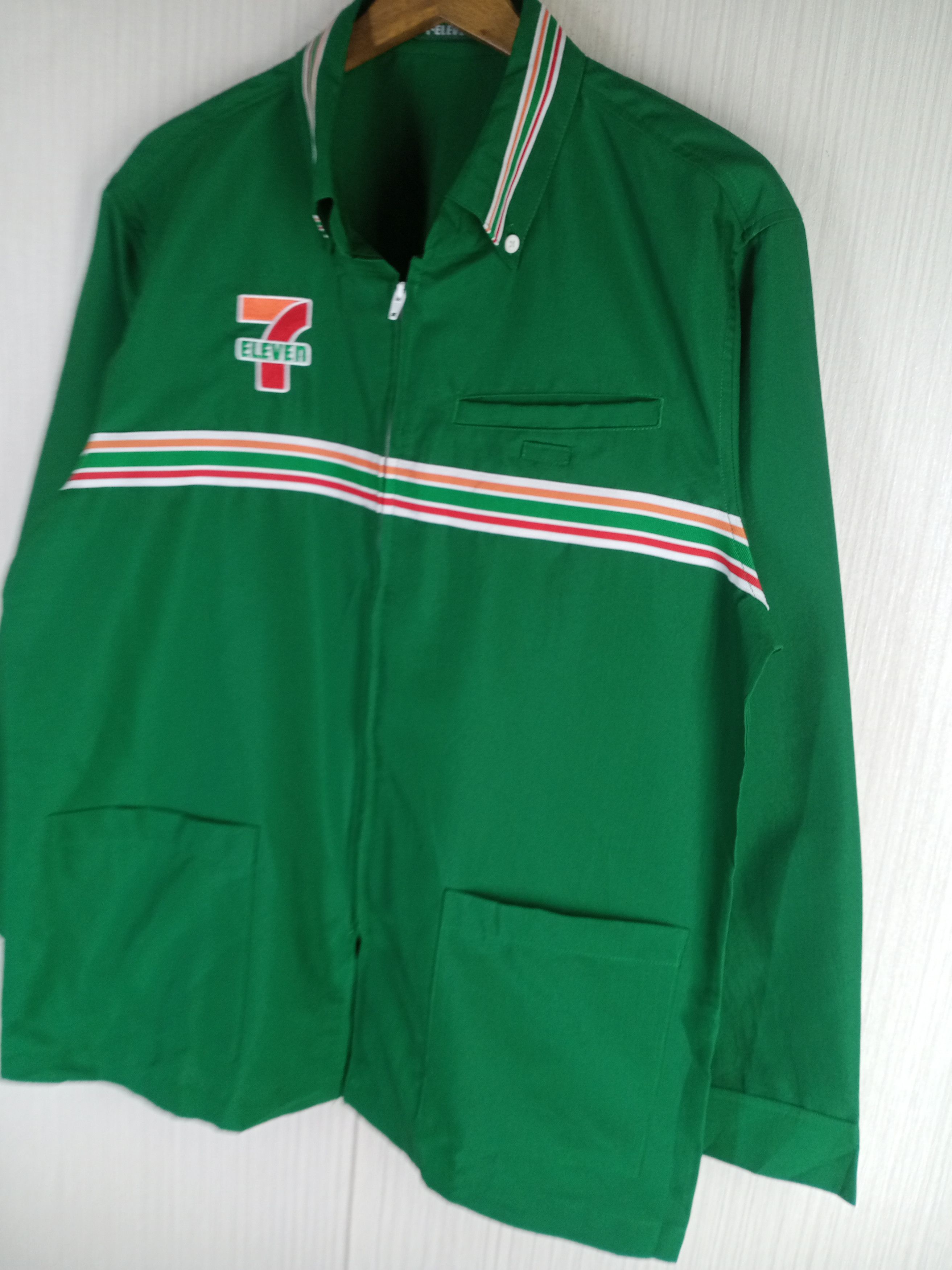 Japanese Brand × Vintage Rare Vintage 7 Eleven Uniform Jacket Size US L / EU 52-54 / 3 - 3 Thumbnail