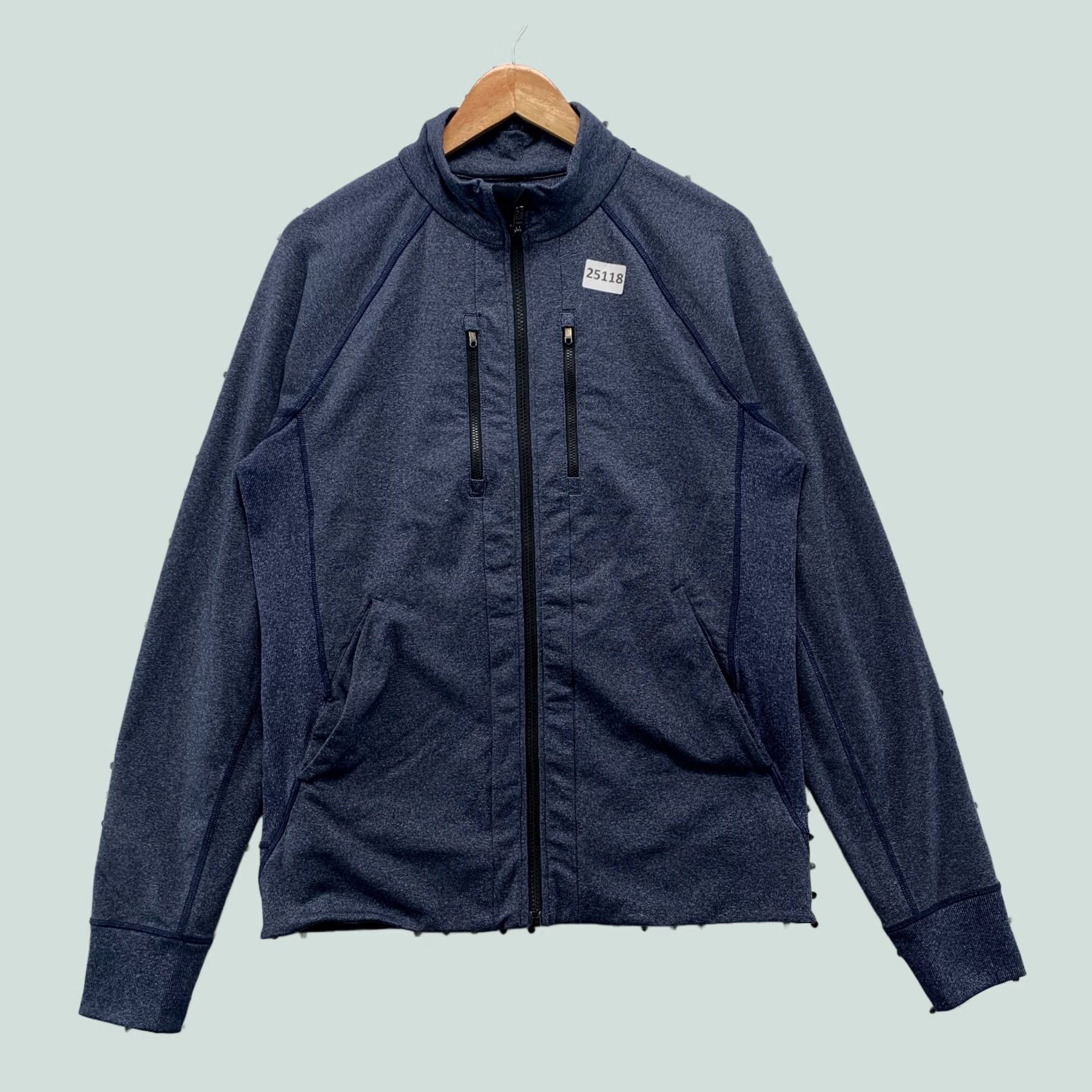 Lululemon LULULEMON Shift Jacket Mens M Blue Full Zip Chest Pockets Casual Travel Jacket Size US M / EU 48-50 / 2 - 1 Thumbnail